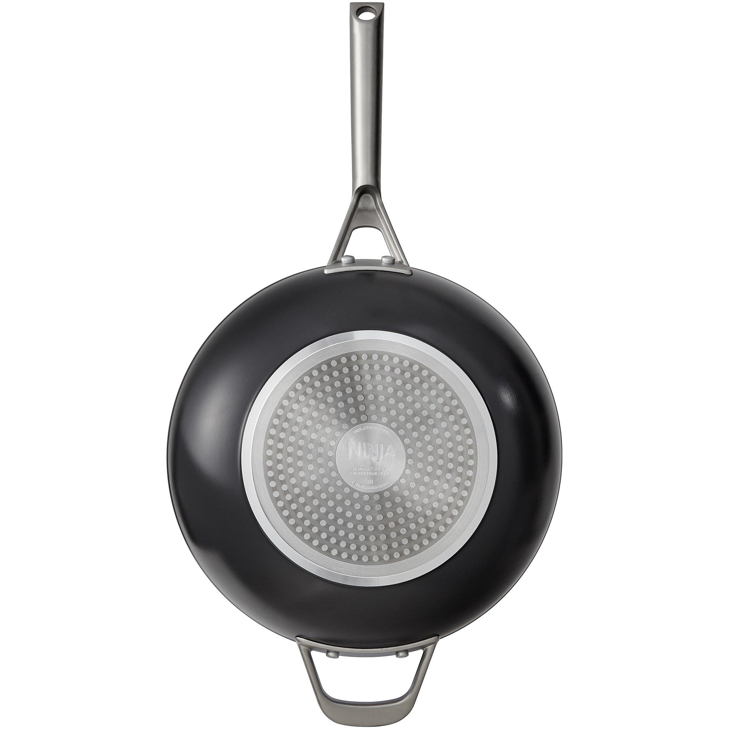 Grey - Ninja - Extended Life Ceramic 28cm Wok CW90928UK - 2