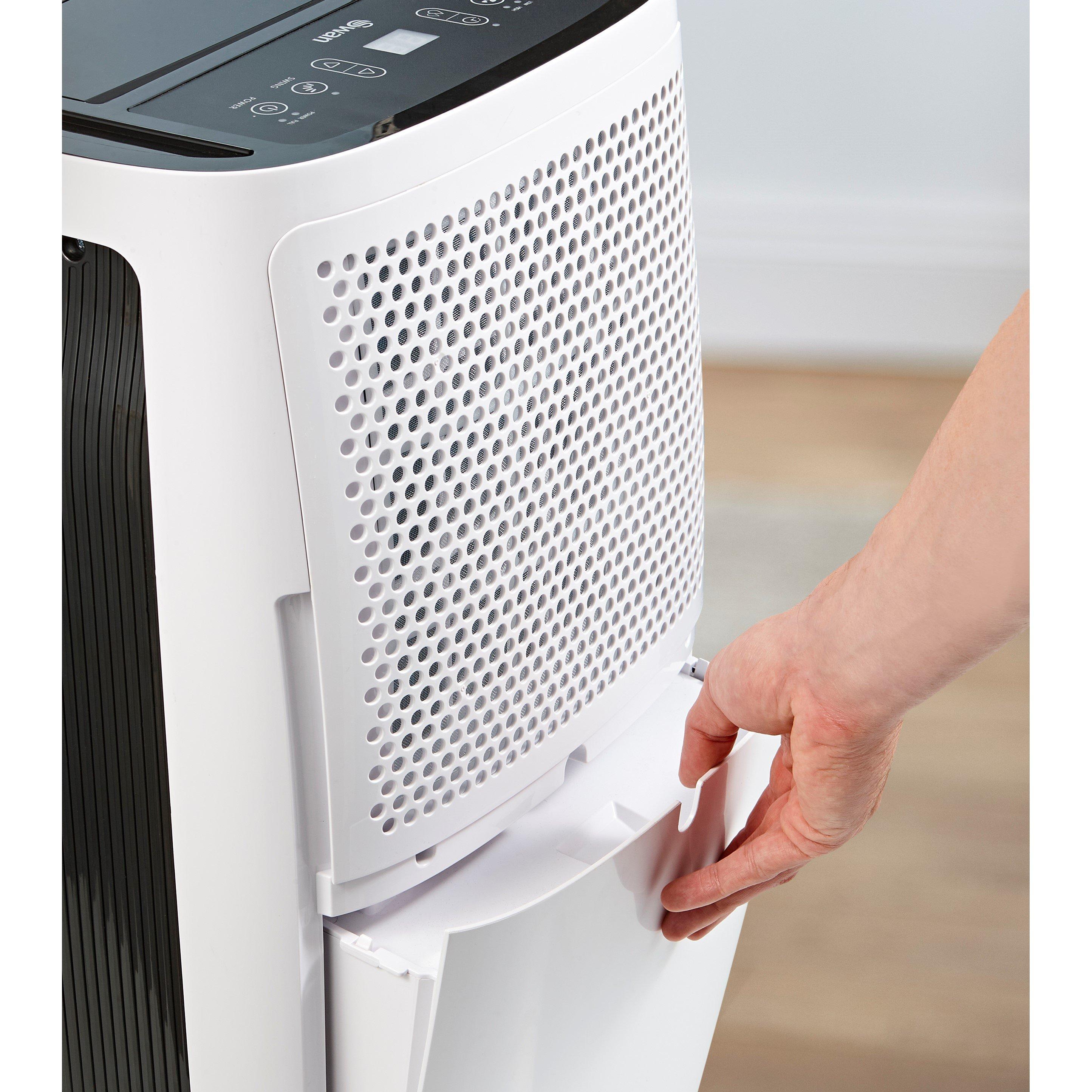 White - Swan - Swan 20 Litre Low Enery Dehumidifier - 5