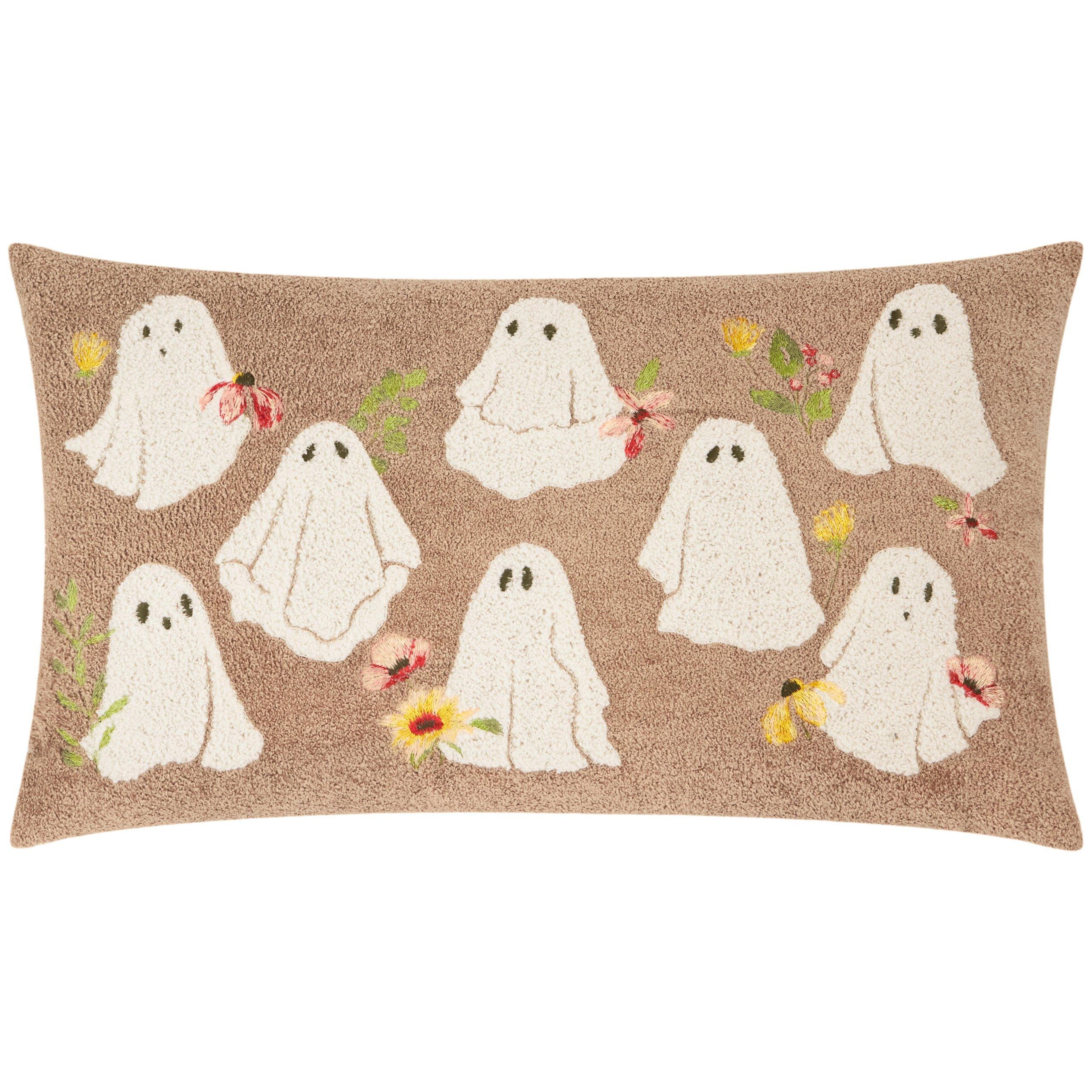 Natural - Furn - Bootanical Ghost Boucle Cushion - 2