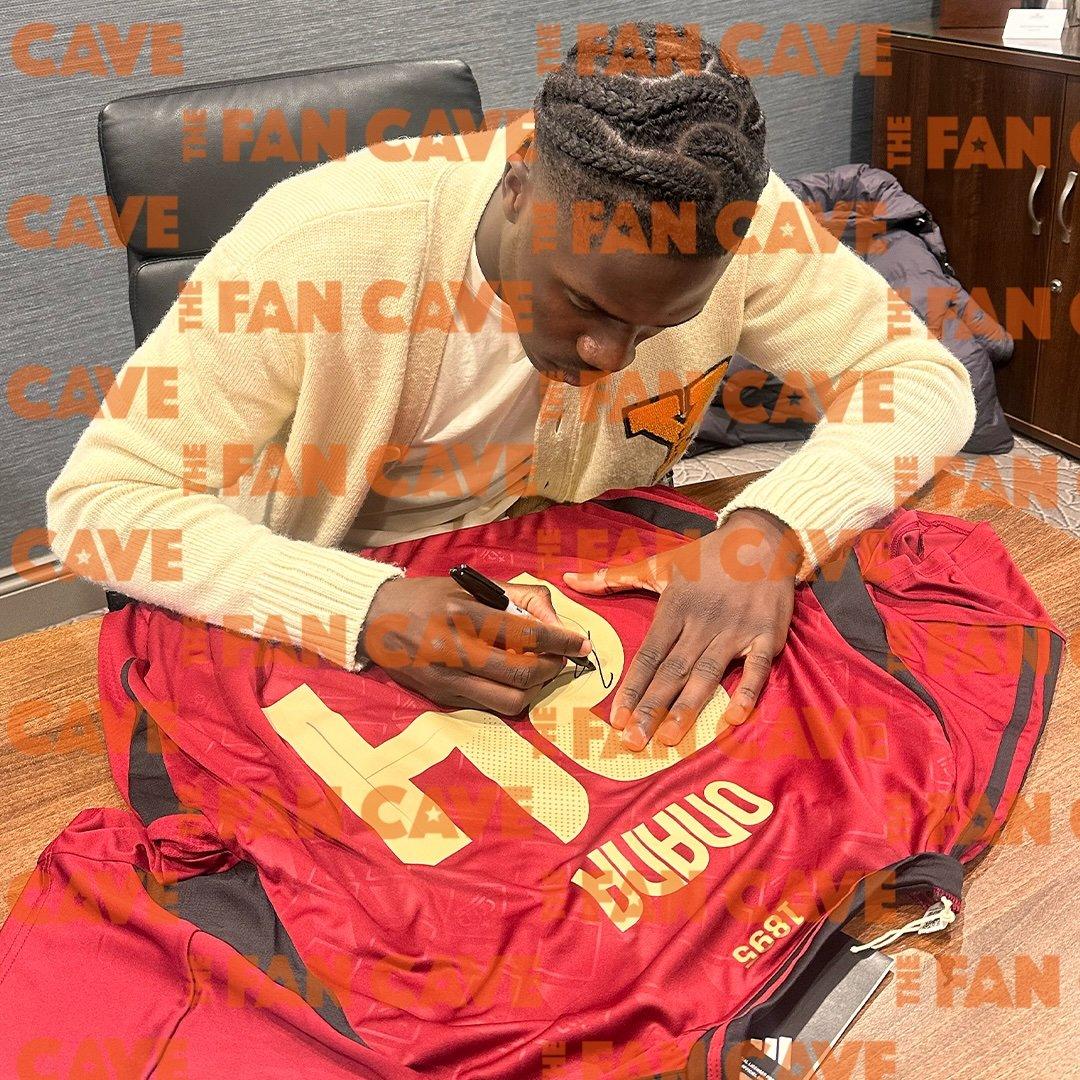 Red - The Fan Cave - Amadou Onana Signed Belgium Shirt Elite Frame - 2