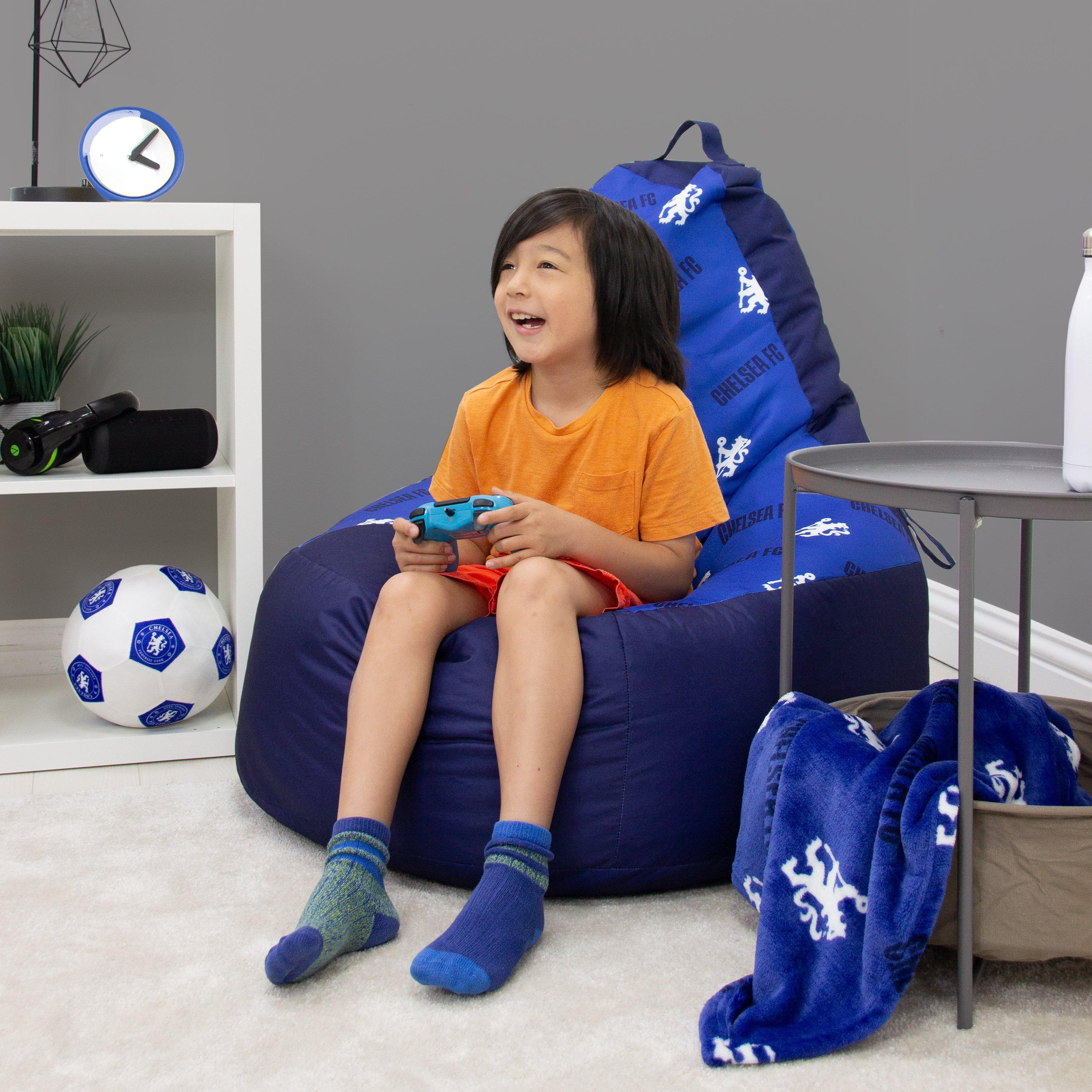 Multi - Team - Chelsea Blueday Rocker Bean Chair - 1