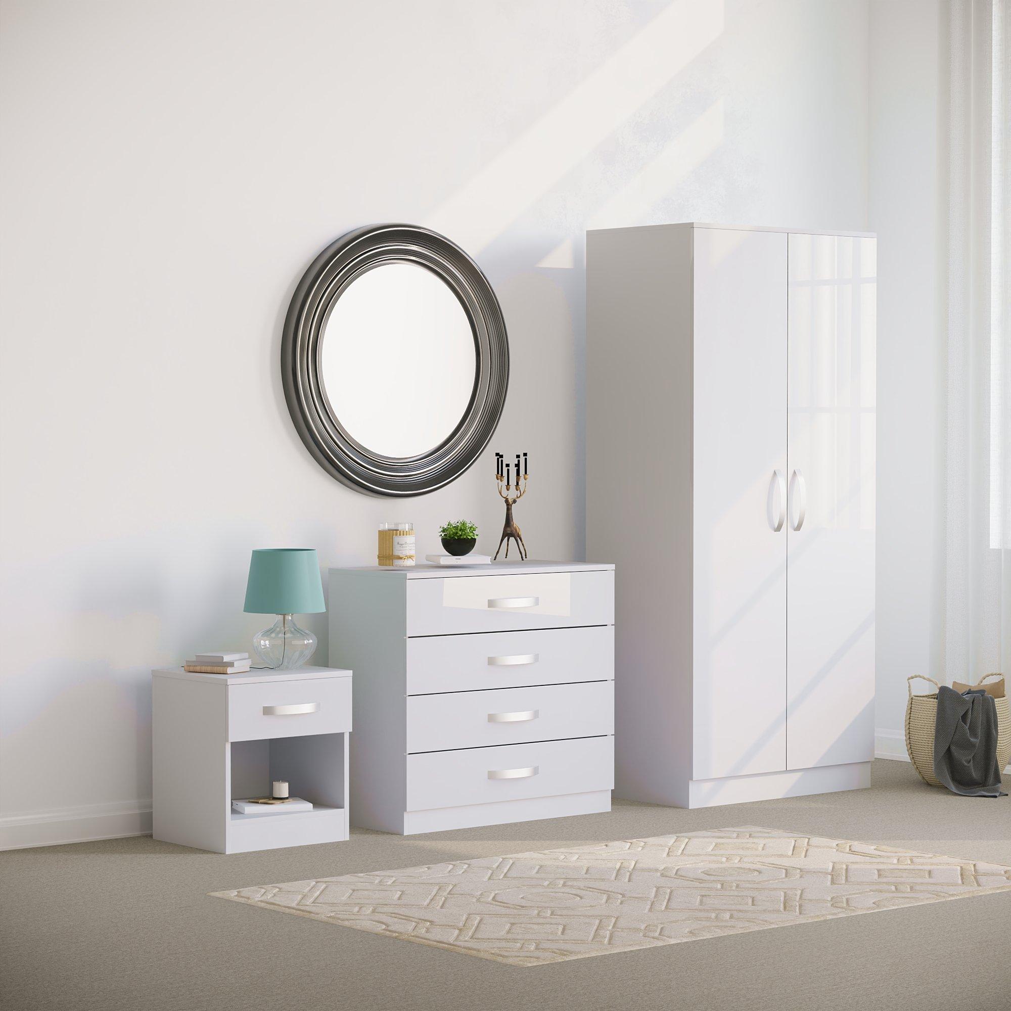 White - Lassic - Vida Designs Hulio Trio Bedroom Set - 1