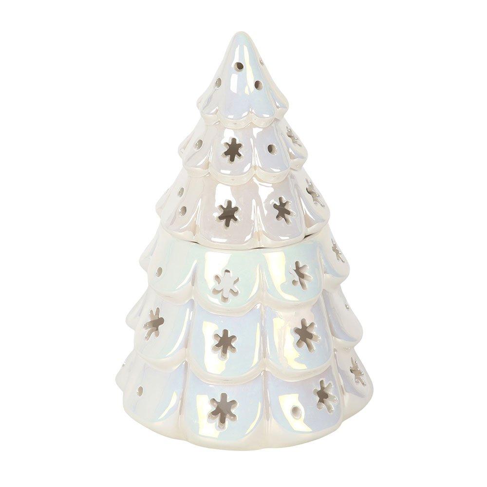White - Something Different - Iridescent Fir Tree Oil Burner - 3