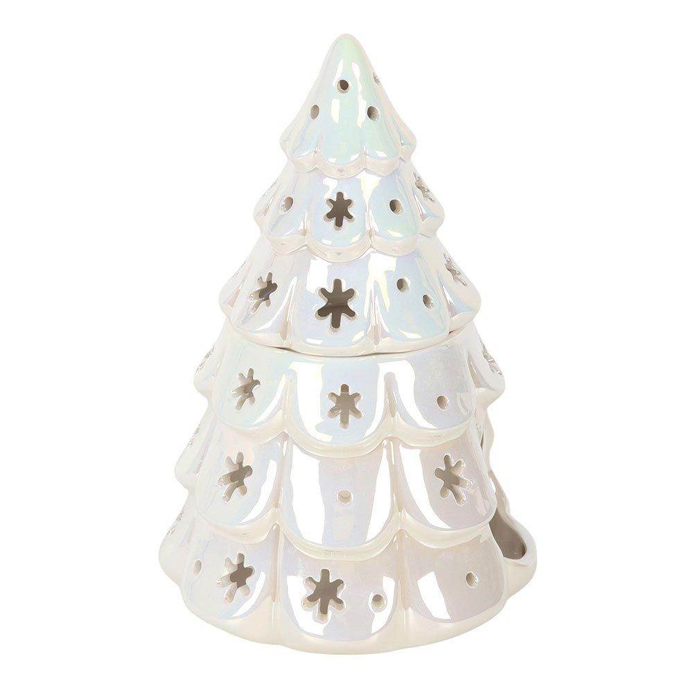White - Something Different - Iridescent Fir Tree Oil Burner - 5