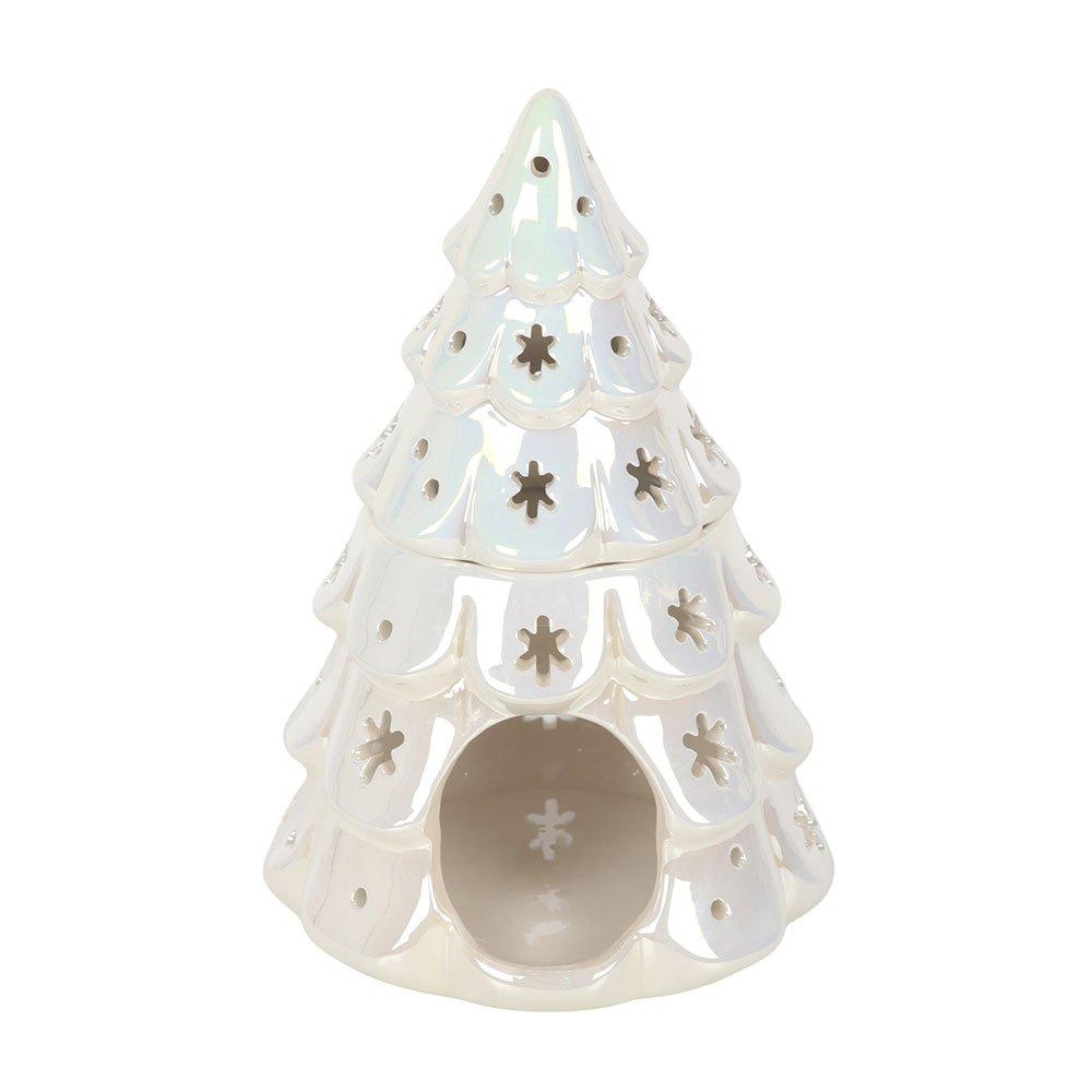 White - Something Different - Iridescent Fir Tree Oil Burner - 6