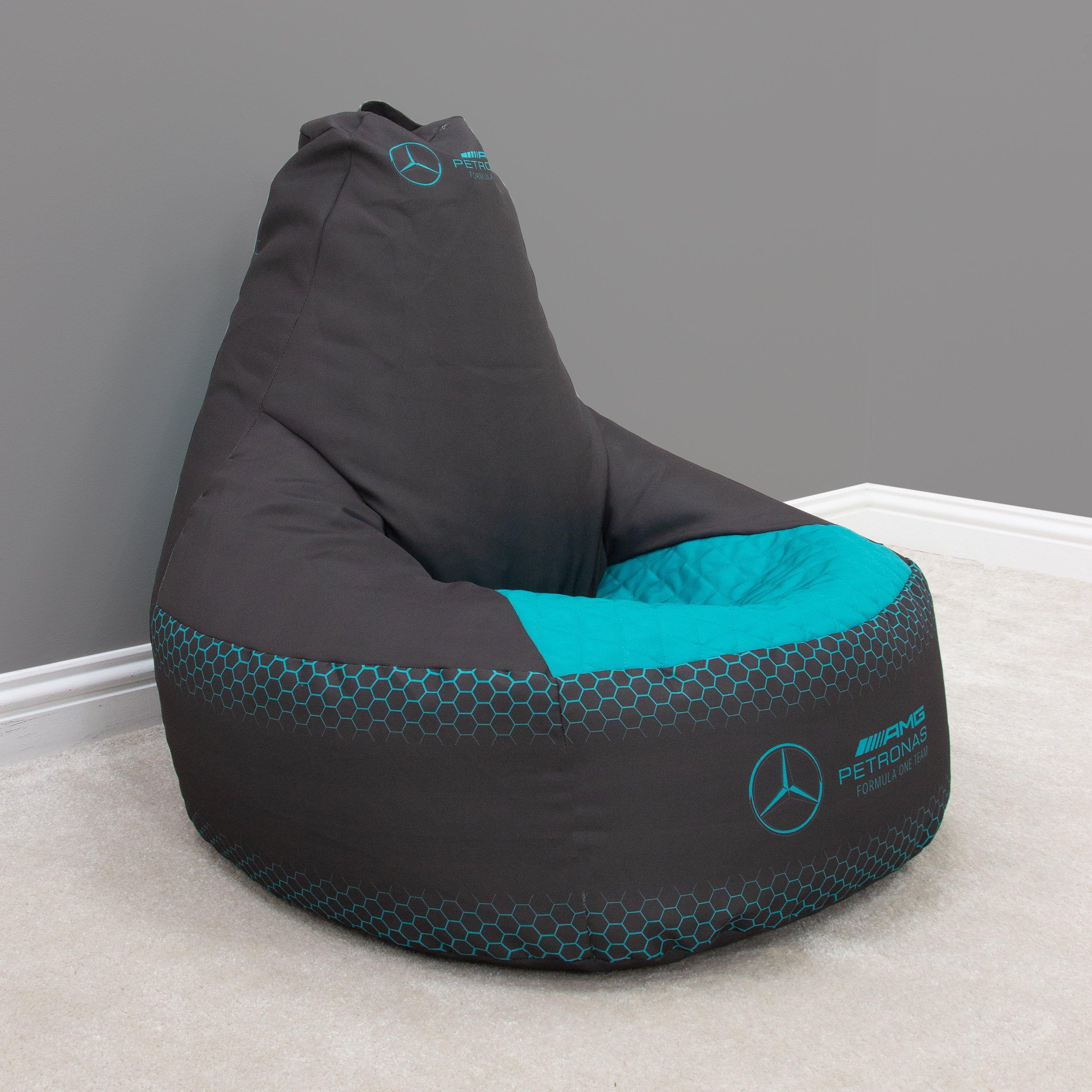 Multi - Mercedes - Hexagon Bean Bag Chair - 3