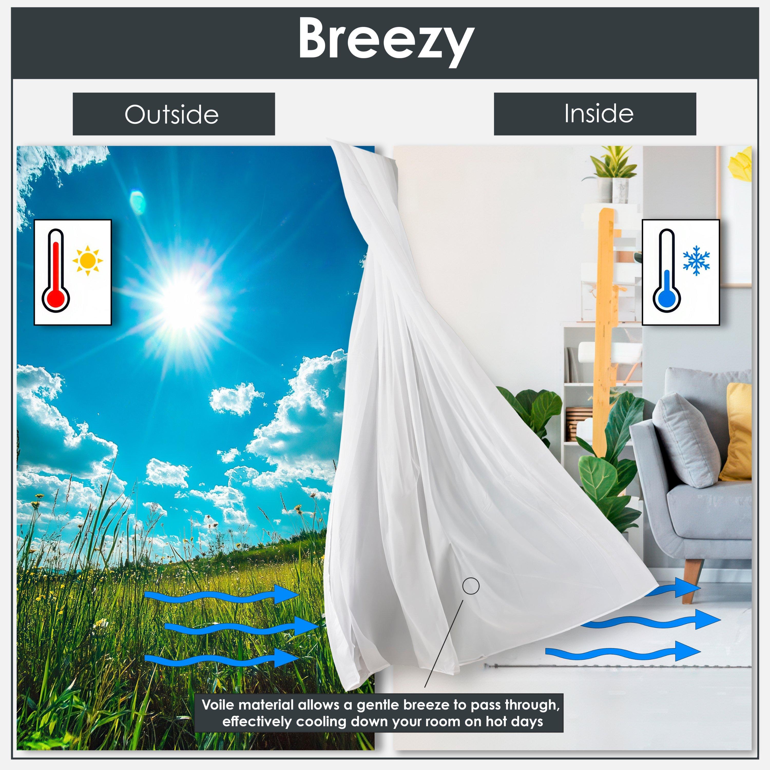 White - Emma Barclay - Lined Voile Sheer Pencil Pleat Curtains Aalia - 3