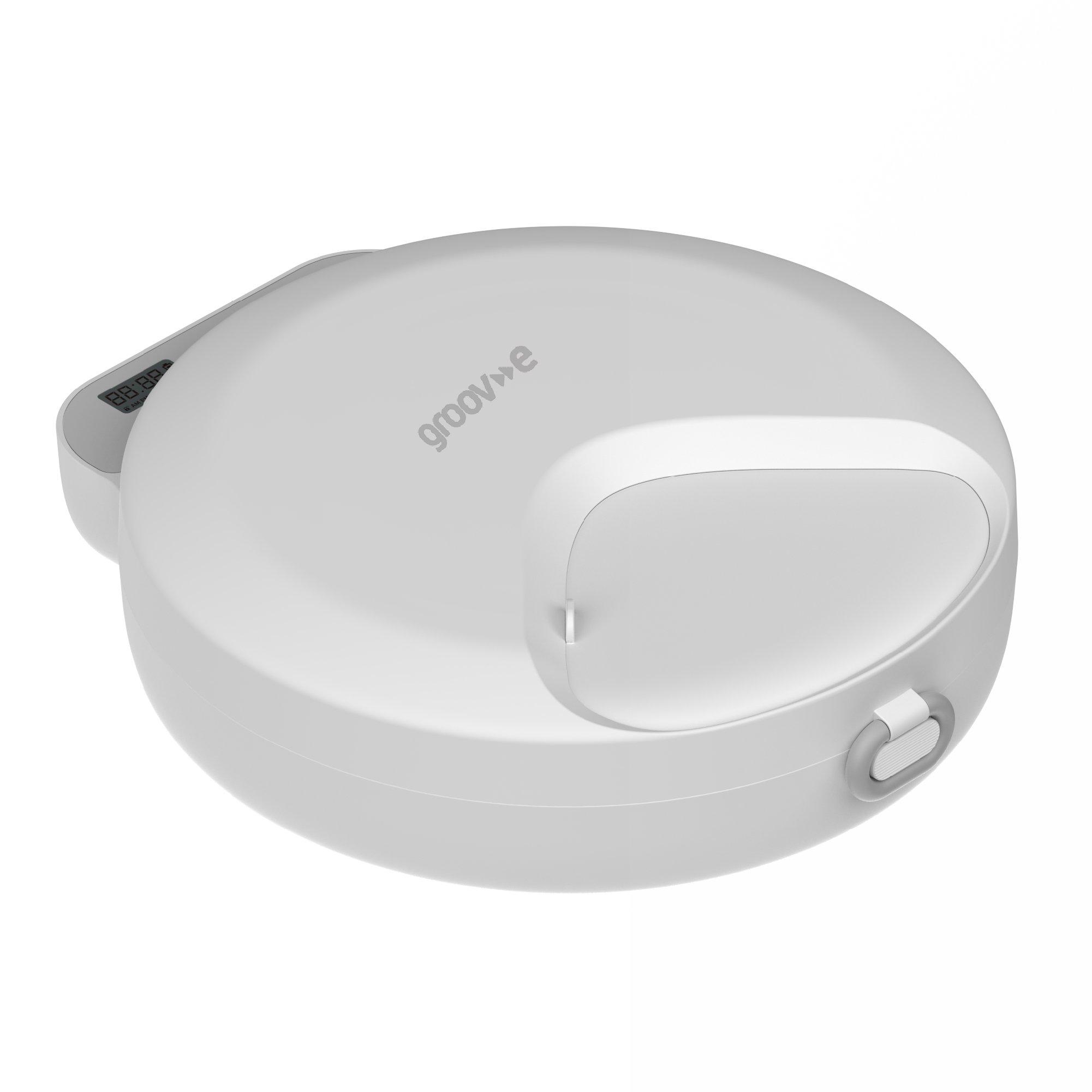 White - Groov-e - Pet-Tech Automatic Wet Food Pet Feeder - White - 4