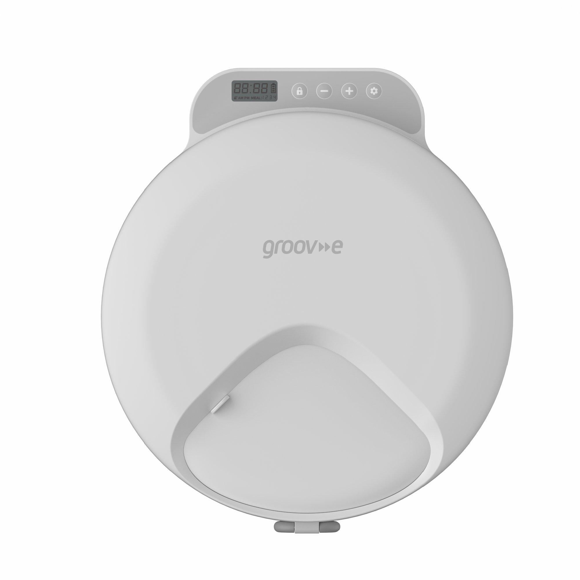 White - Groov-e - Pet-Tech Automatic Wet Food Pet Feeder - White - 5