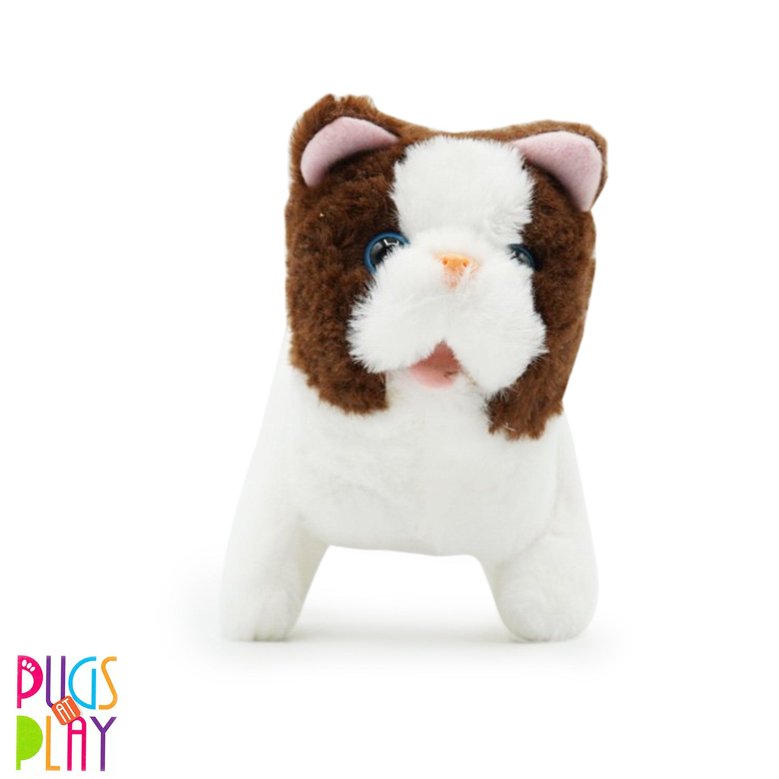 Pugs At Play  Kids Bella Interactive Walking Cat Plush Toy - 