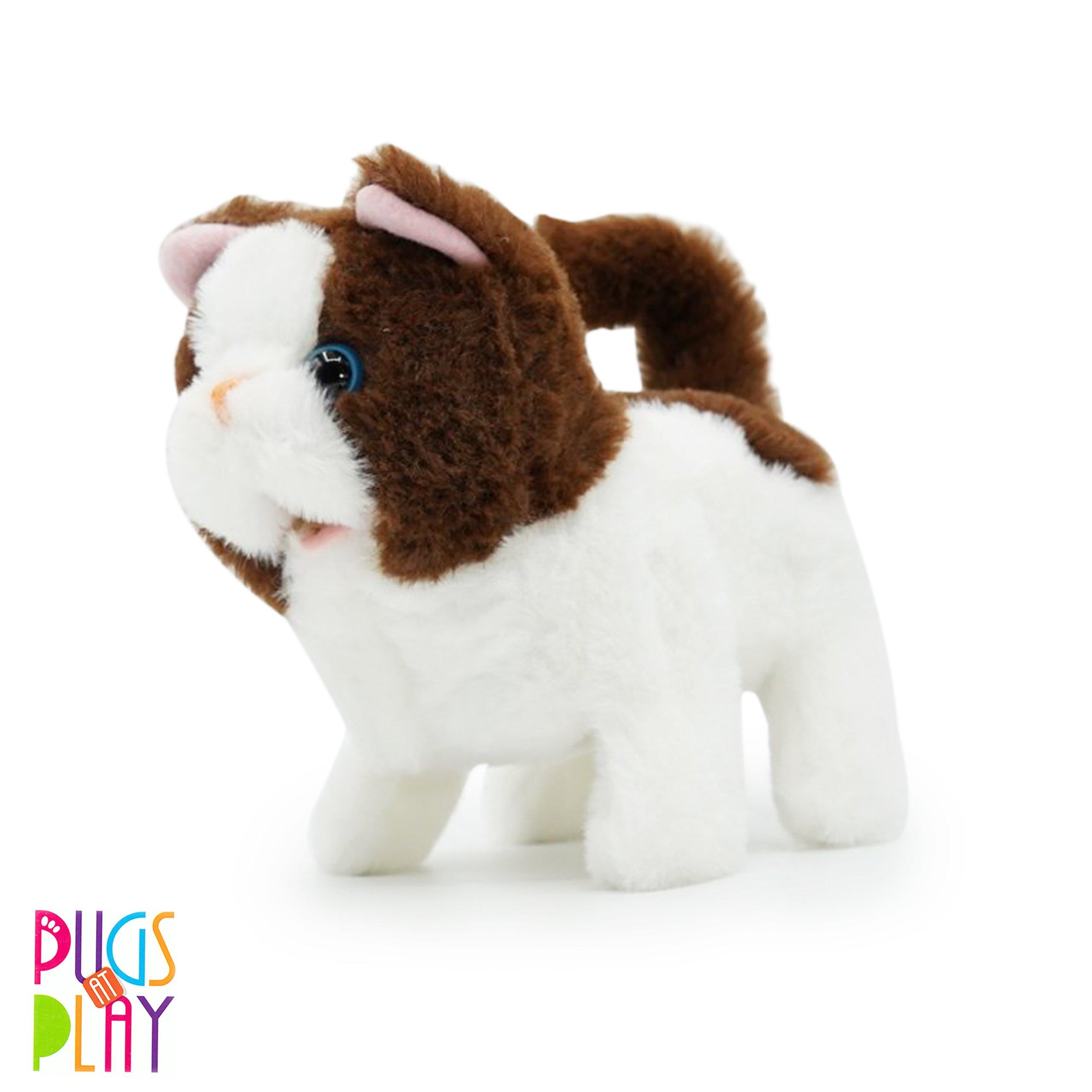 Multi - Pugs at Play - Bella Interactive Walking Cat Plush Toy - 2