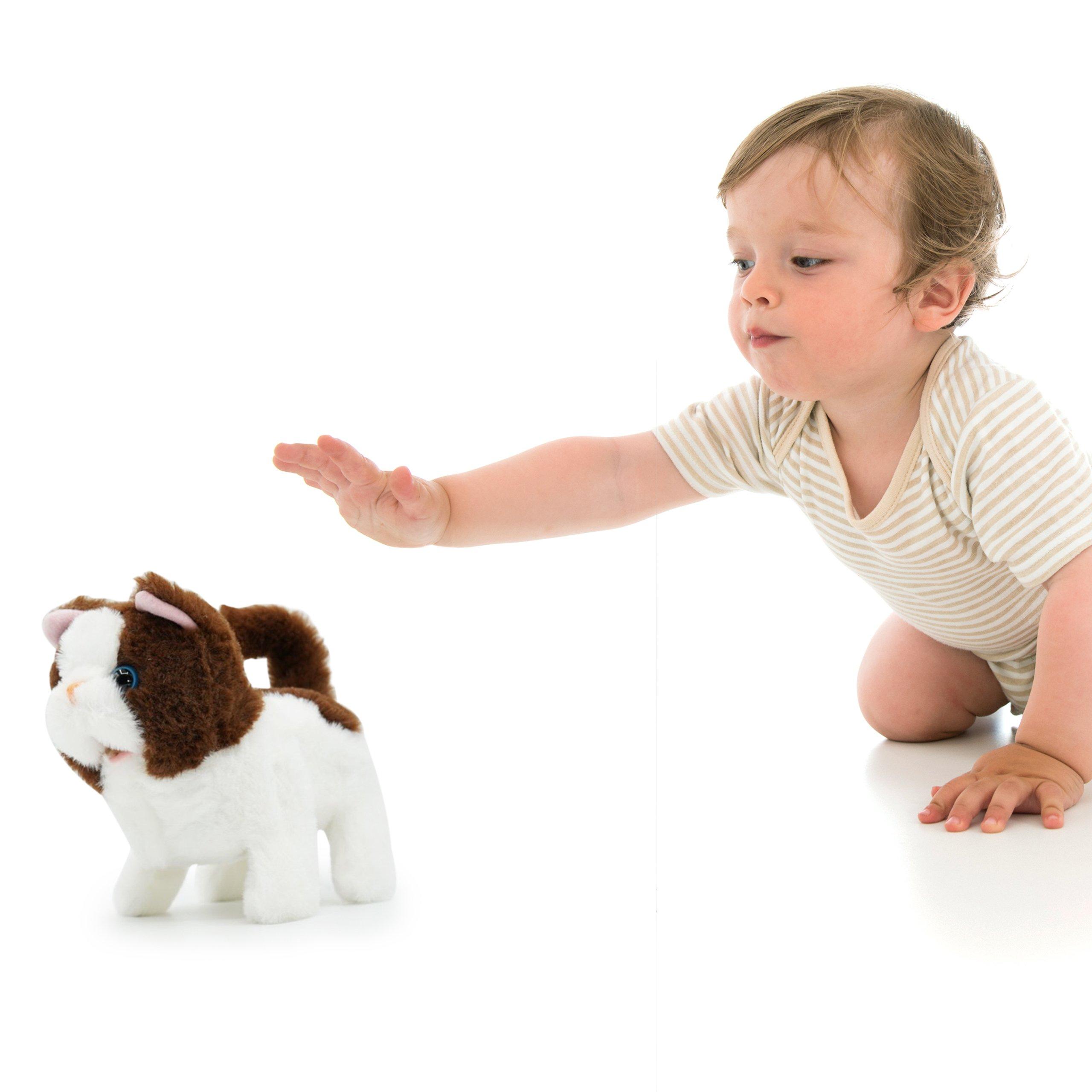 Multi - Pugs at Play - Bella Interactive Walking Cat Plush Toy - 3