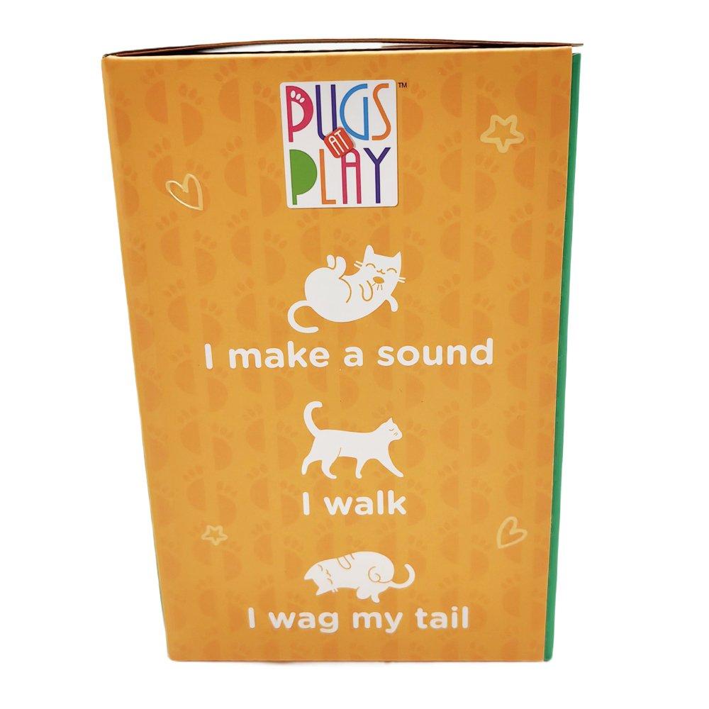 Multi - Pugs at Play - Bella Interactive Walking Cat Plush Toy - 9