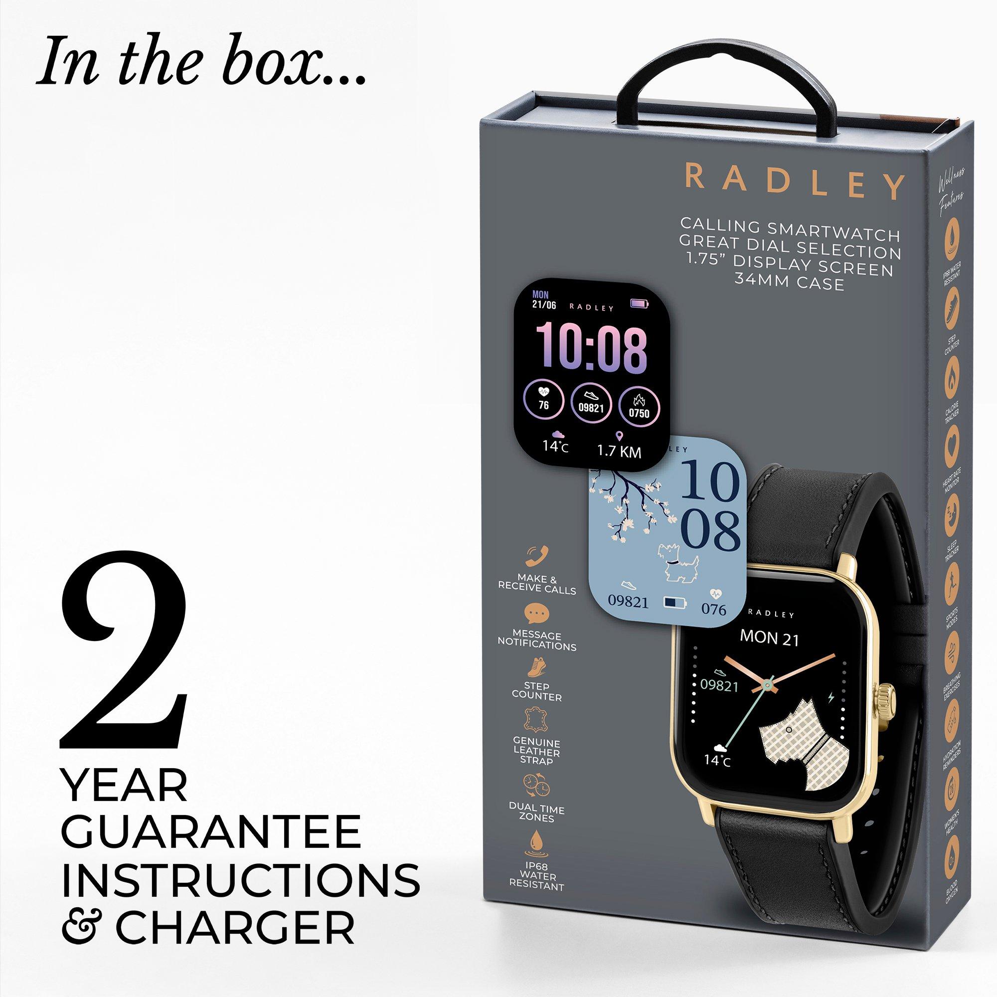 Black - Radley - Radley Series 56 Black Smart Watch - 5