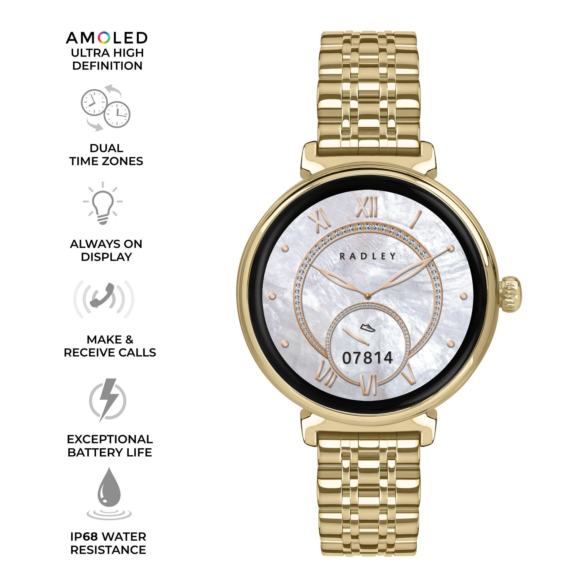 Gold - Radley - Radley Series 48 AMOLED Smart Watch - 2