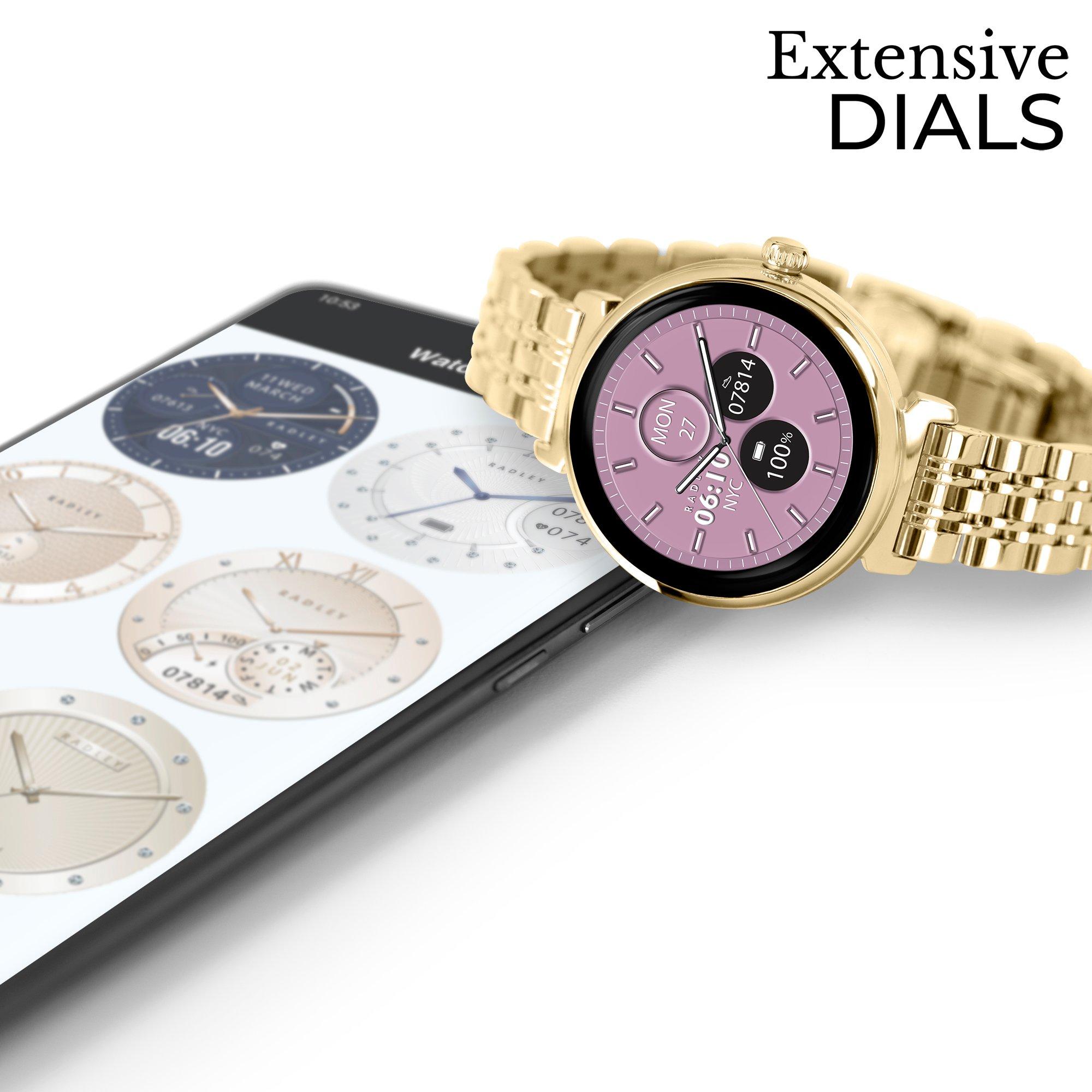 Gold - Radley - Radley Series 48 AMOLED Smart Watch - 4