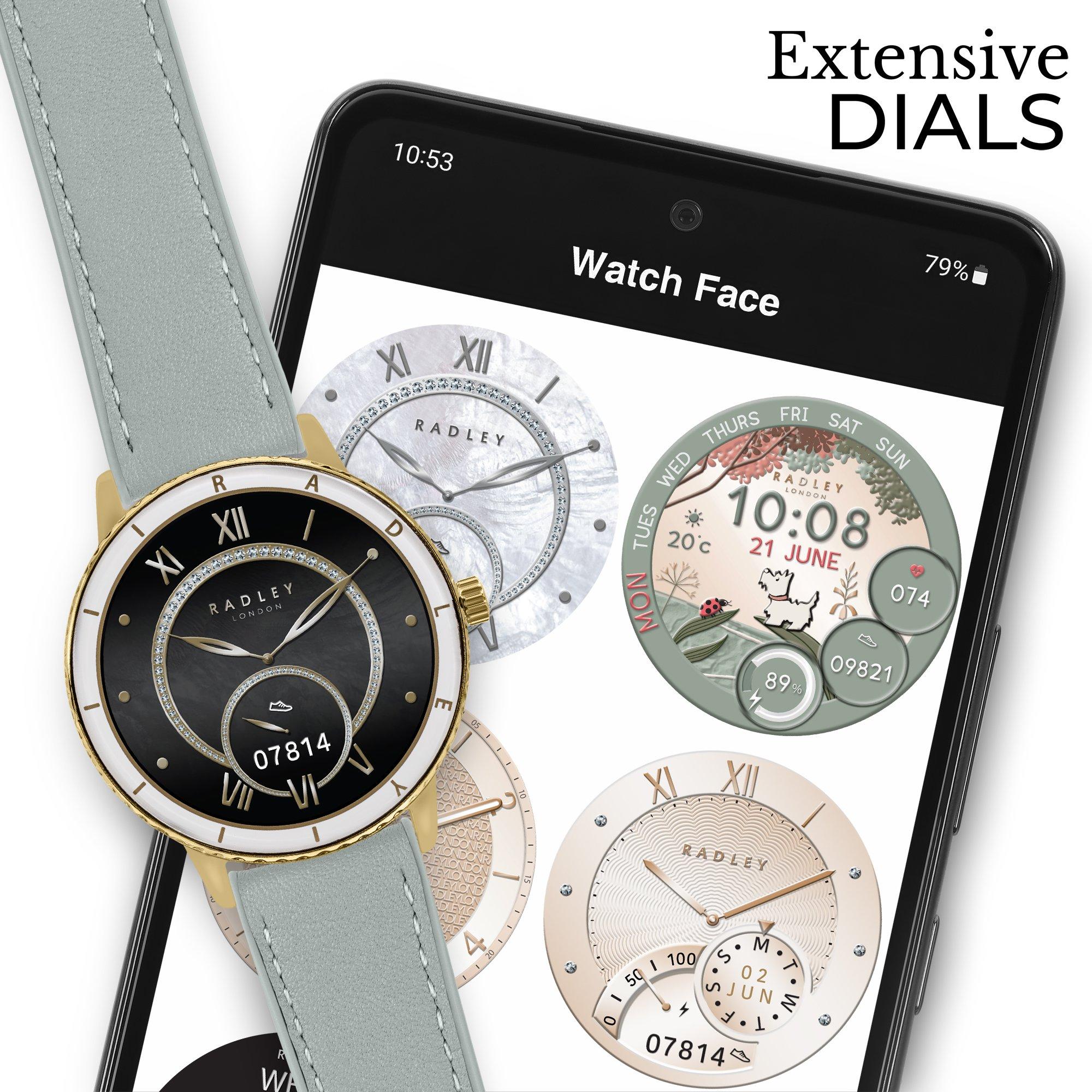 Green - Radley - Radley Series 57 Eucalyptus Smart Watch - 4