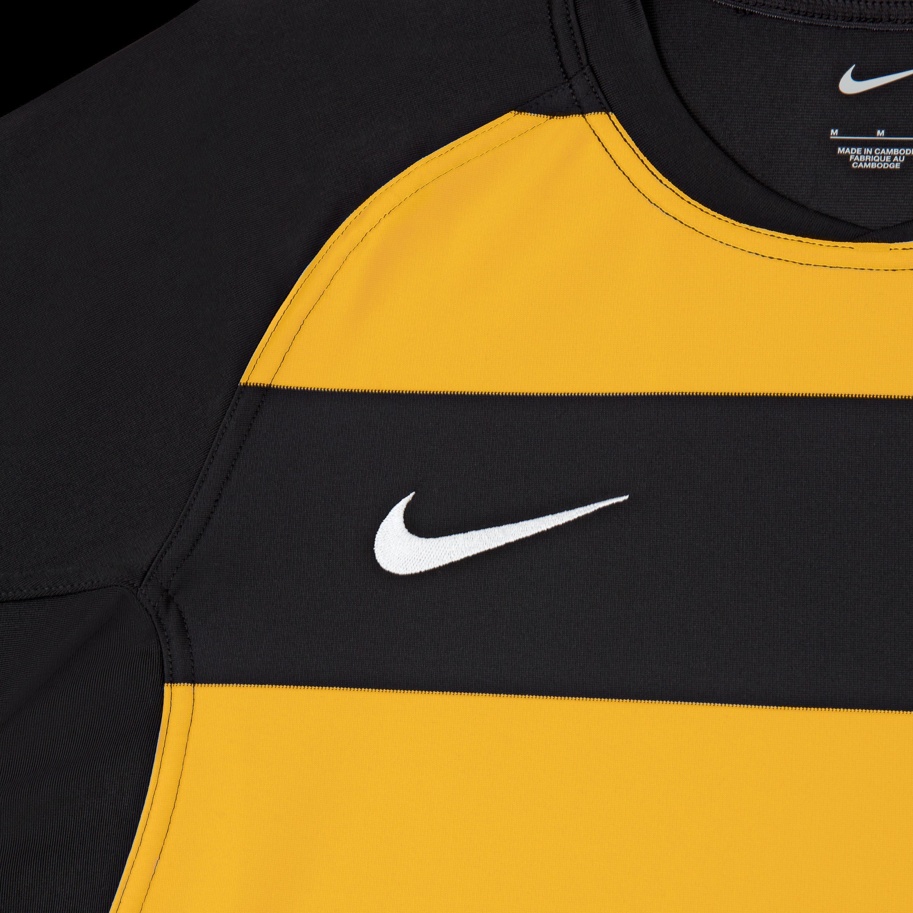 Zwart/Uni Goud - Nike - Men's Short Sleeve Performance T-Shirt - 4