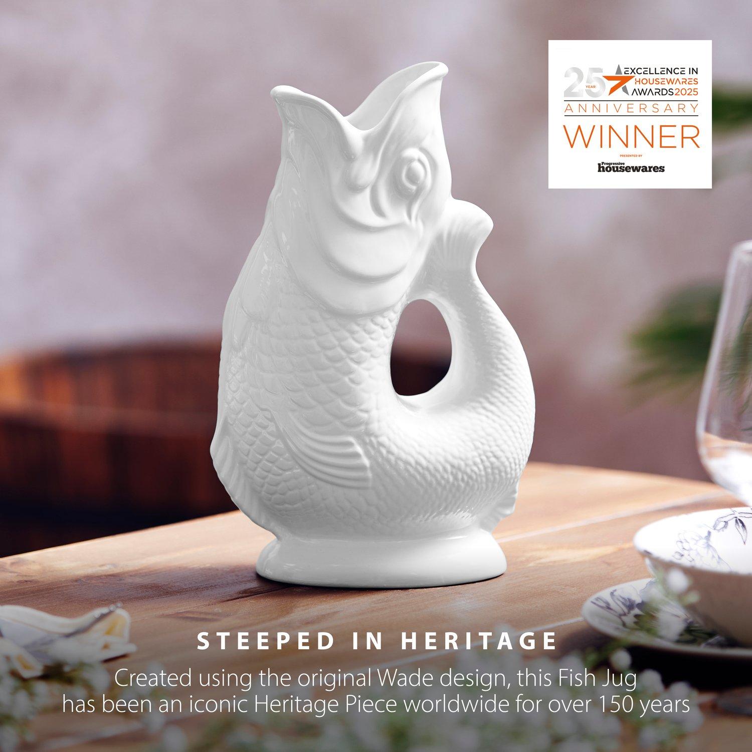 White - WADE - Wade Fish Jug 1.2L - White - 3