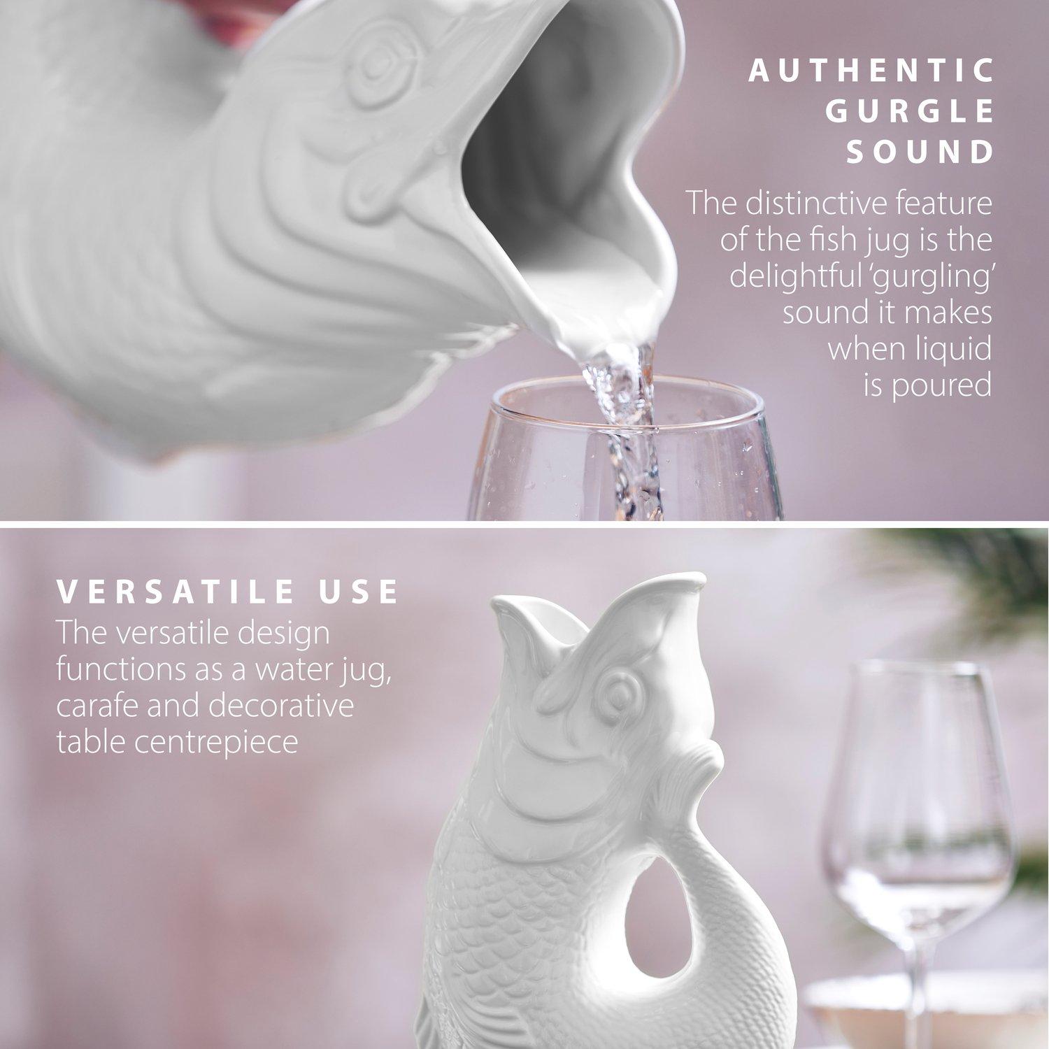 White - WADE - Wade Fish Jug 1.2L - White - 4