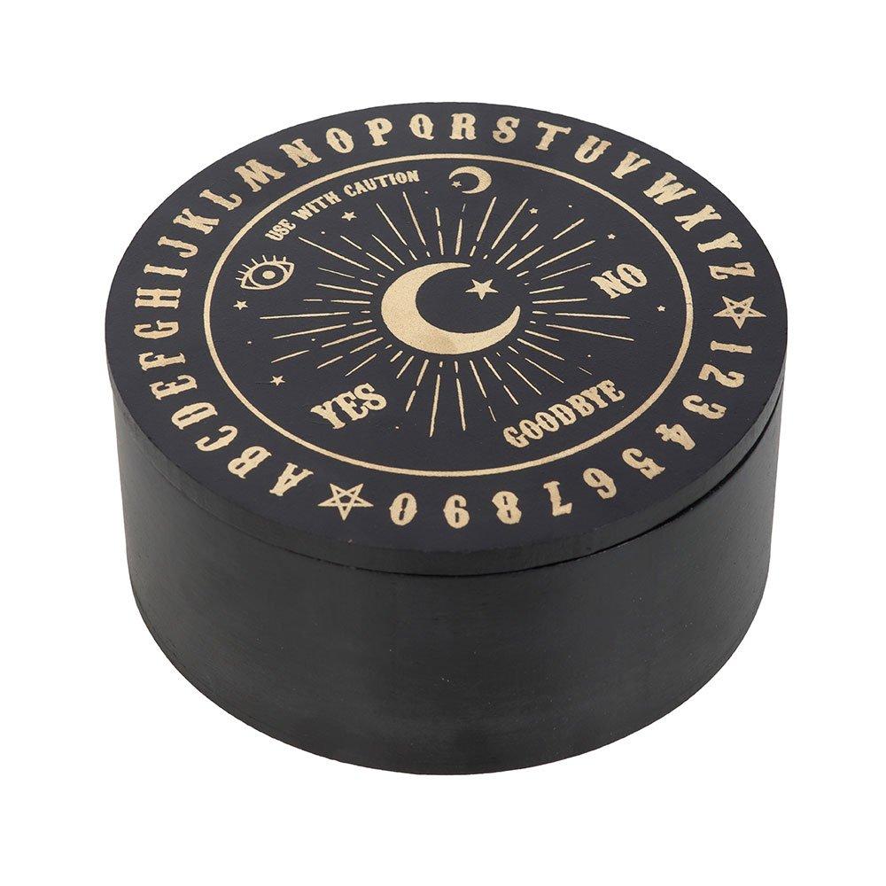 Multi - Something Different - Black Talking Board Jewellery Box - 4