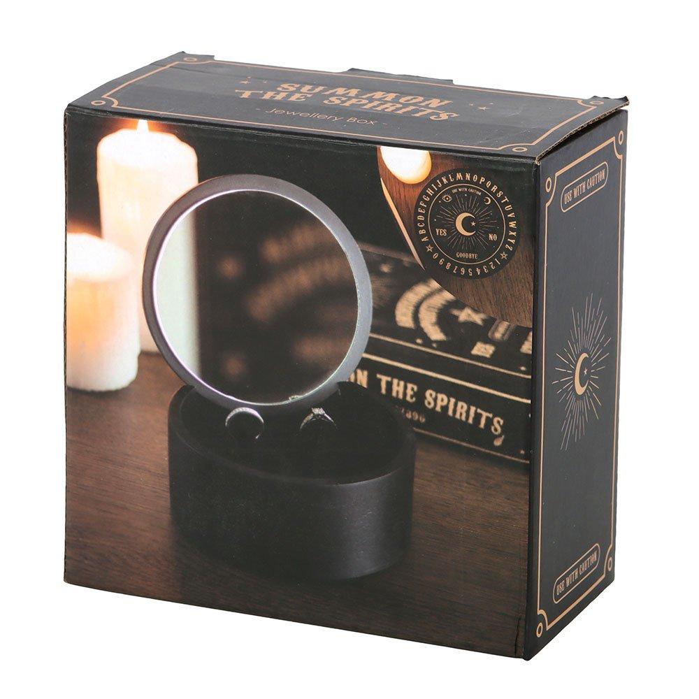 Multi - Something Different - Black Talking Board Jewellery Box - 7