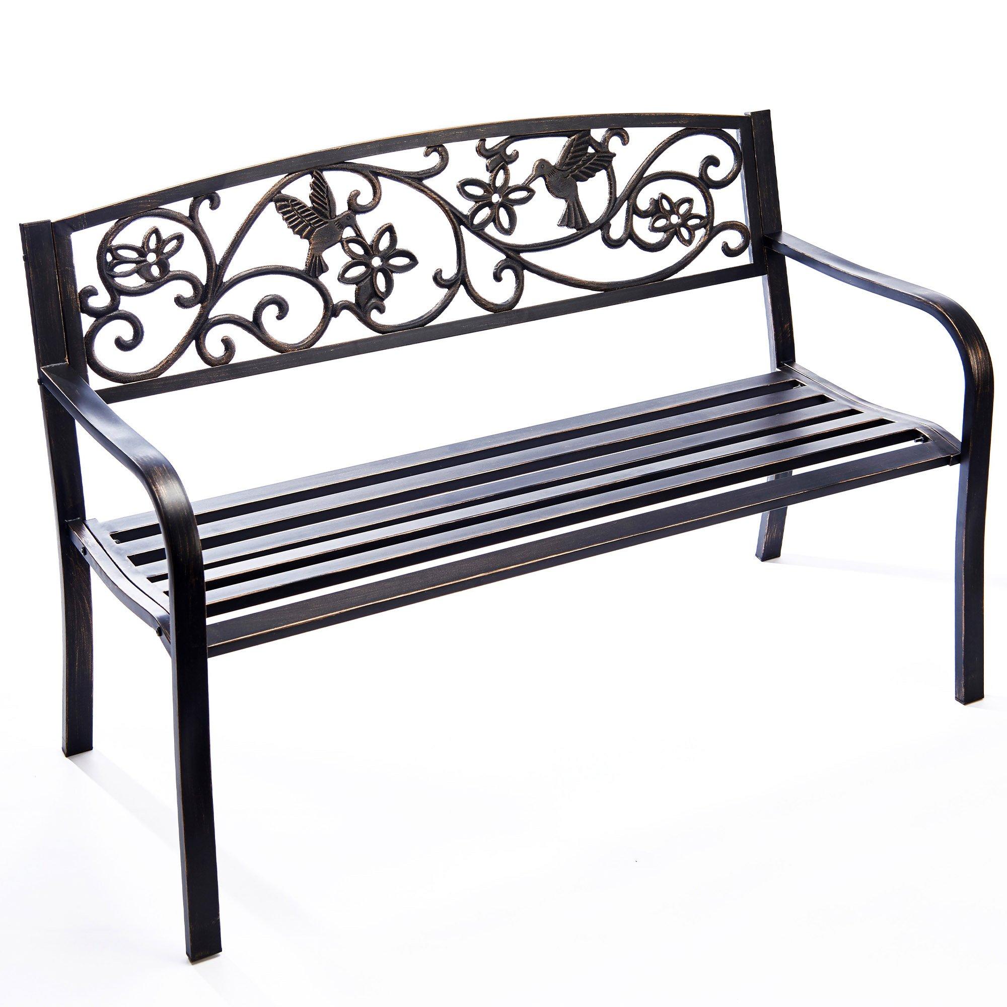 Bronze - Greenhurst - Hummingbird Bench - 2