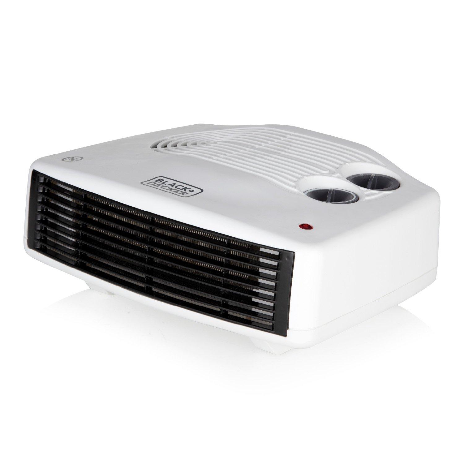 White - Black and Decker - Fan Heater with Climate Control 3kW White - 1