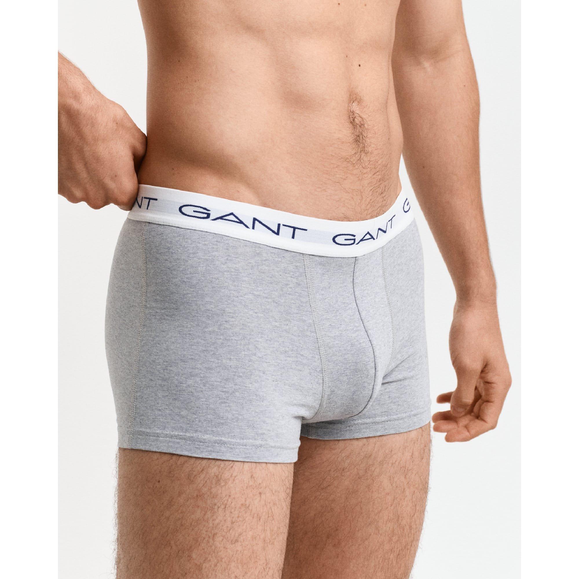 Grey - Gant - 3 Pack of Trunks - 2