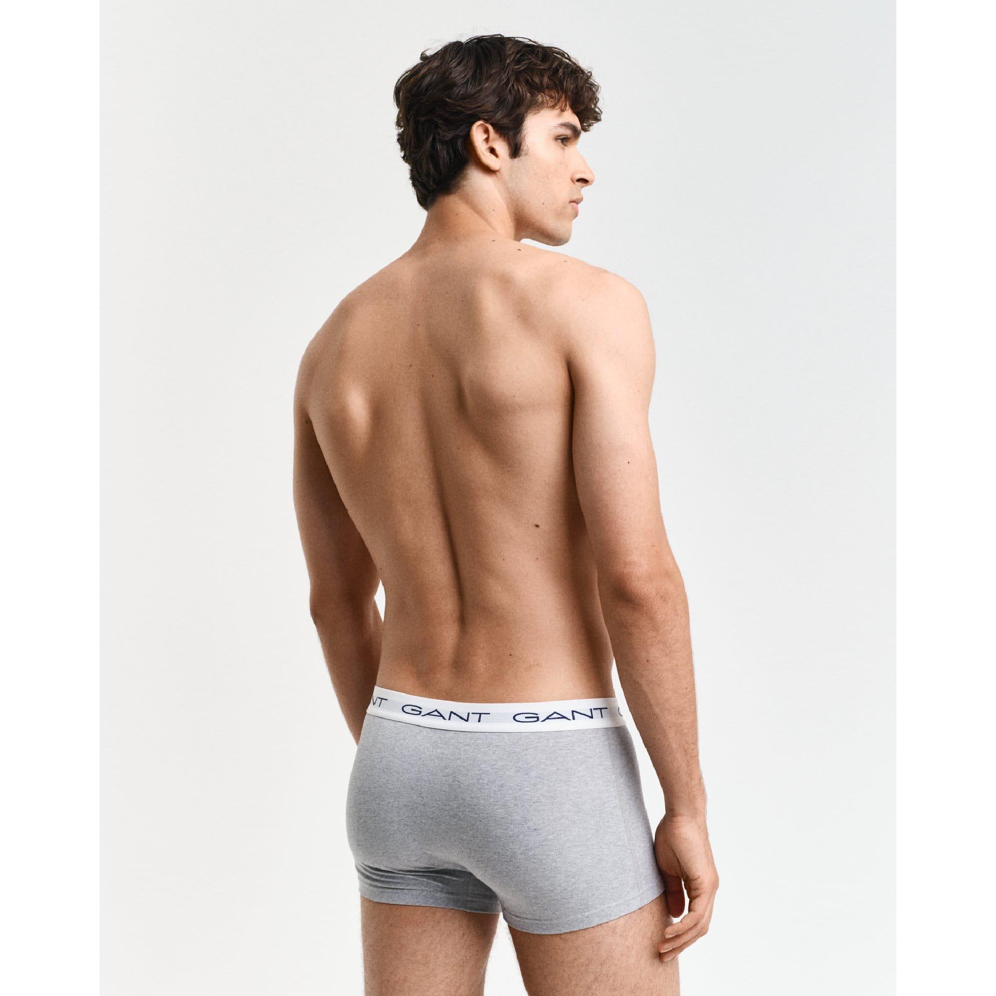Grey - Gant - 3 Pack of Trunks - 4