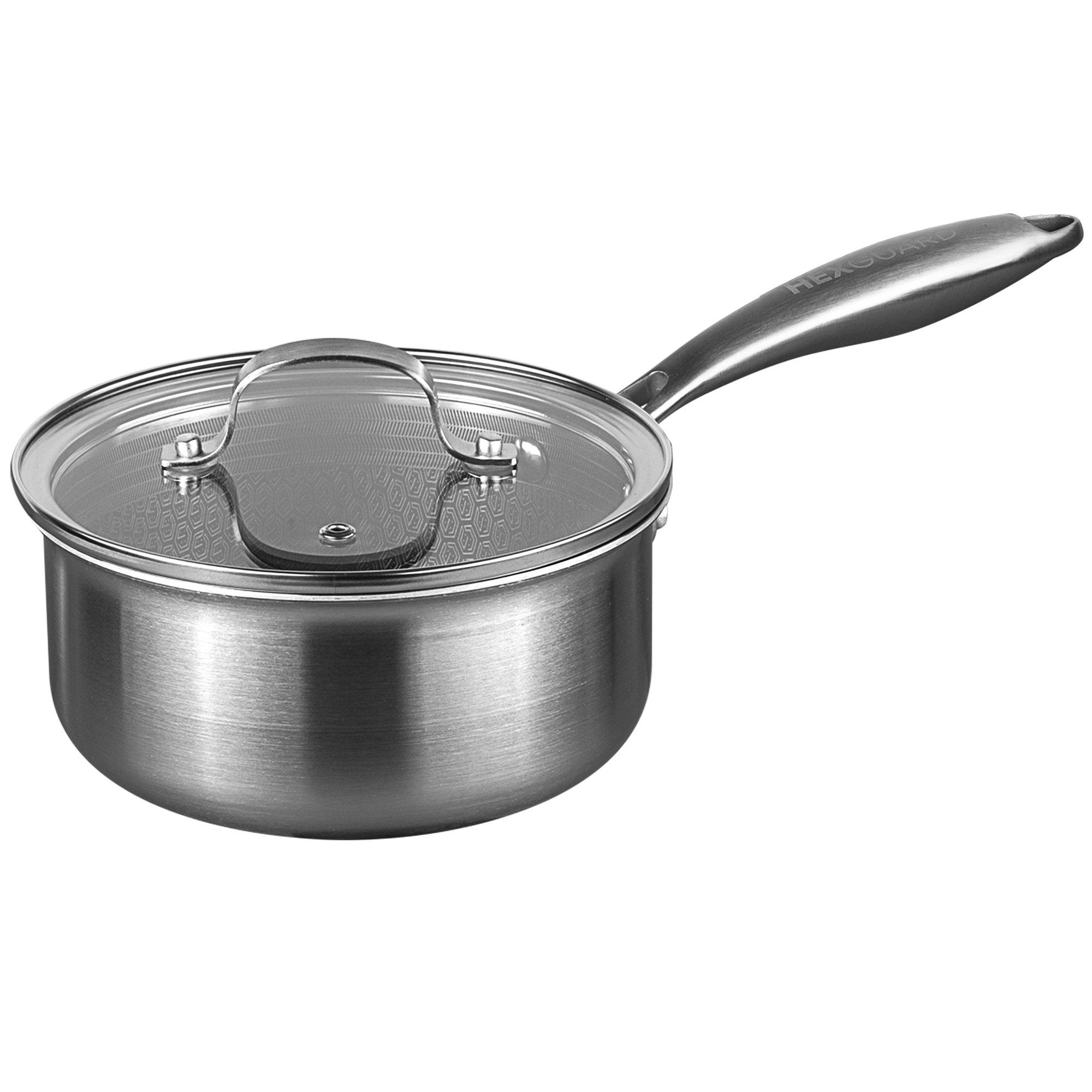 Silver - Pro Chef - HexGuard 18cm Saucepan - 1