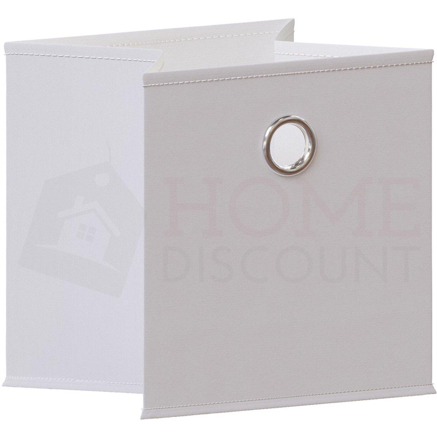 White - Lassic - Vida Designs Durham Cube Storage Basket Set of 3 - 2