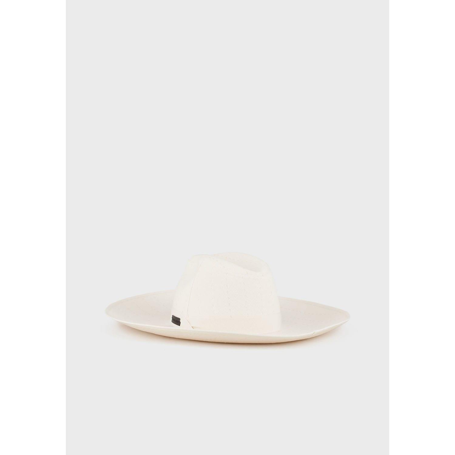 White - Emporio Armani - Straw Hat - 3