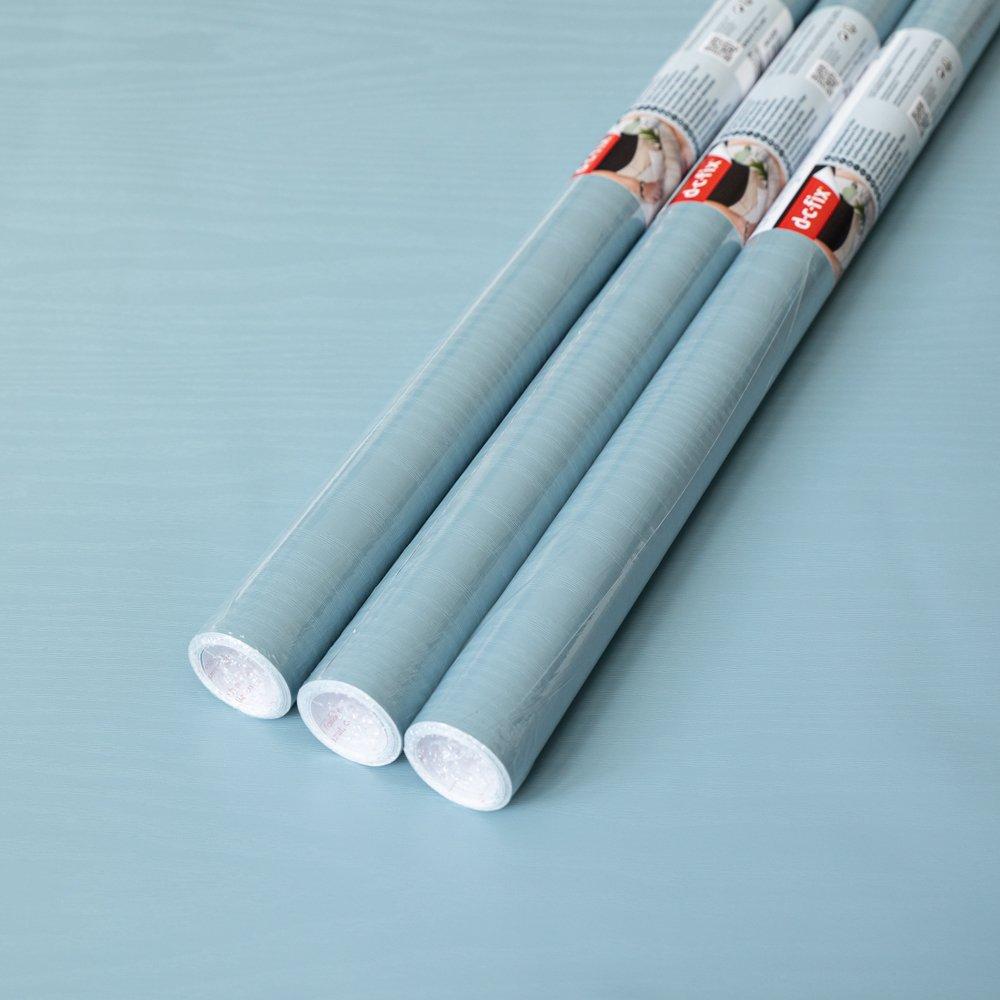 Blue - D C Fix - Coastal Blue Wood Self-adhesive Vinyl 67.5cmx2m x3 - 1