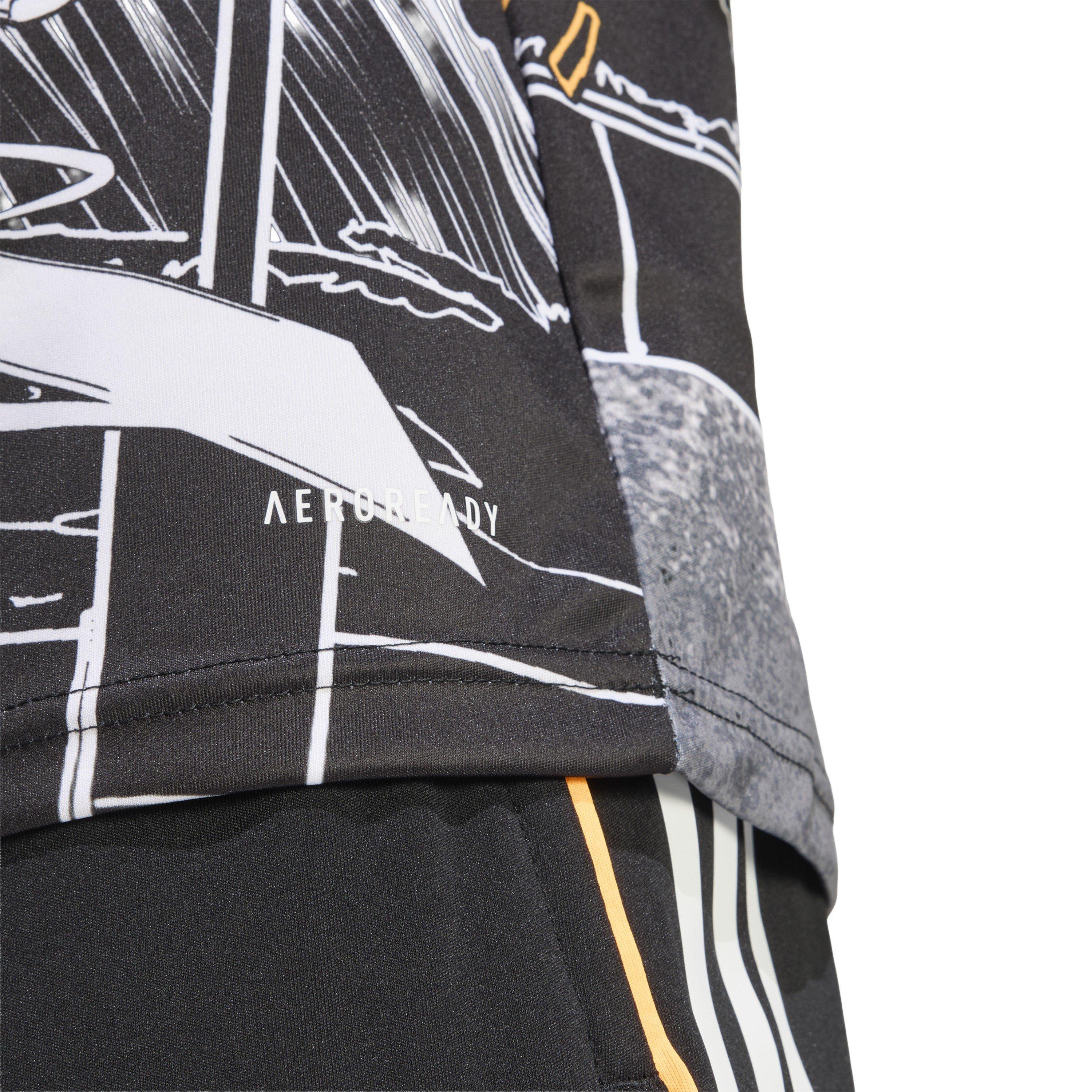 Black - adidas - All Black Marvel Captians Shirt 2025 Adults - 6