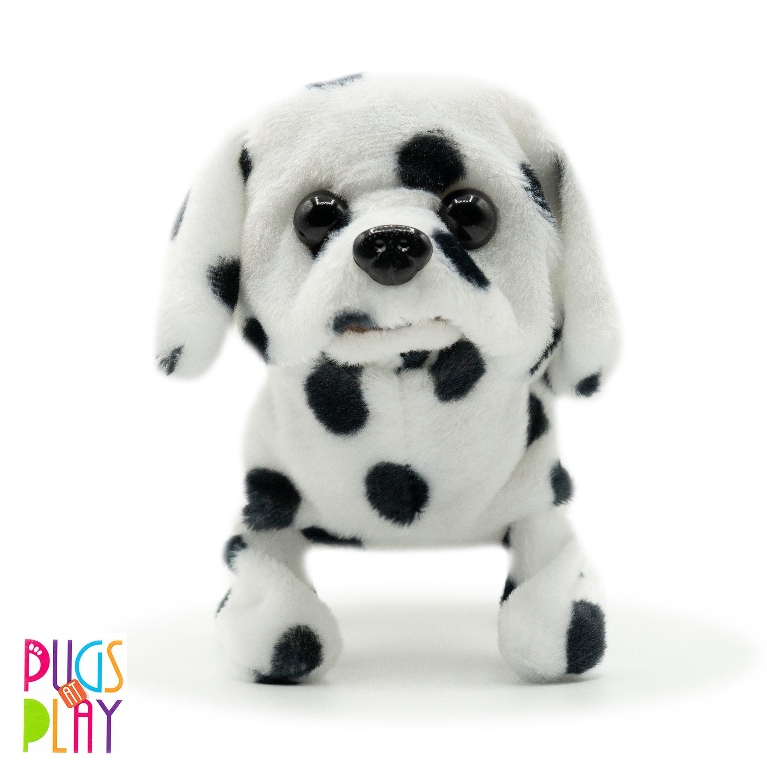 Pugs At Play Kids Spotty Interactive Walking Dog Plush Toy, Sports Direct - Image 4