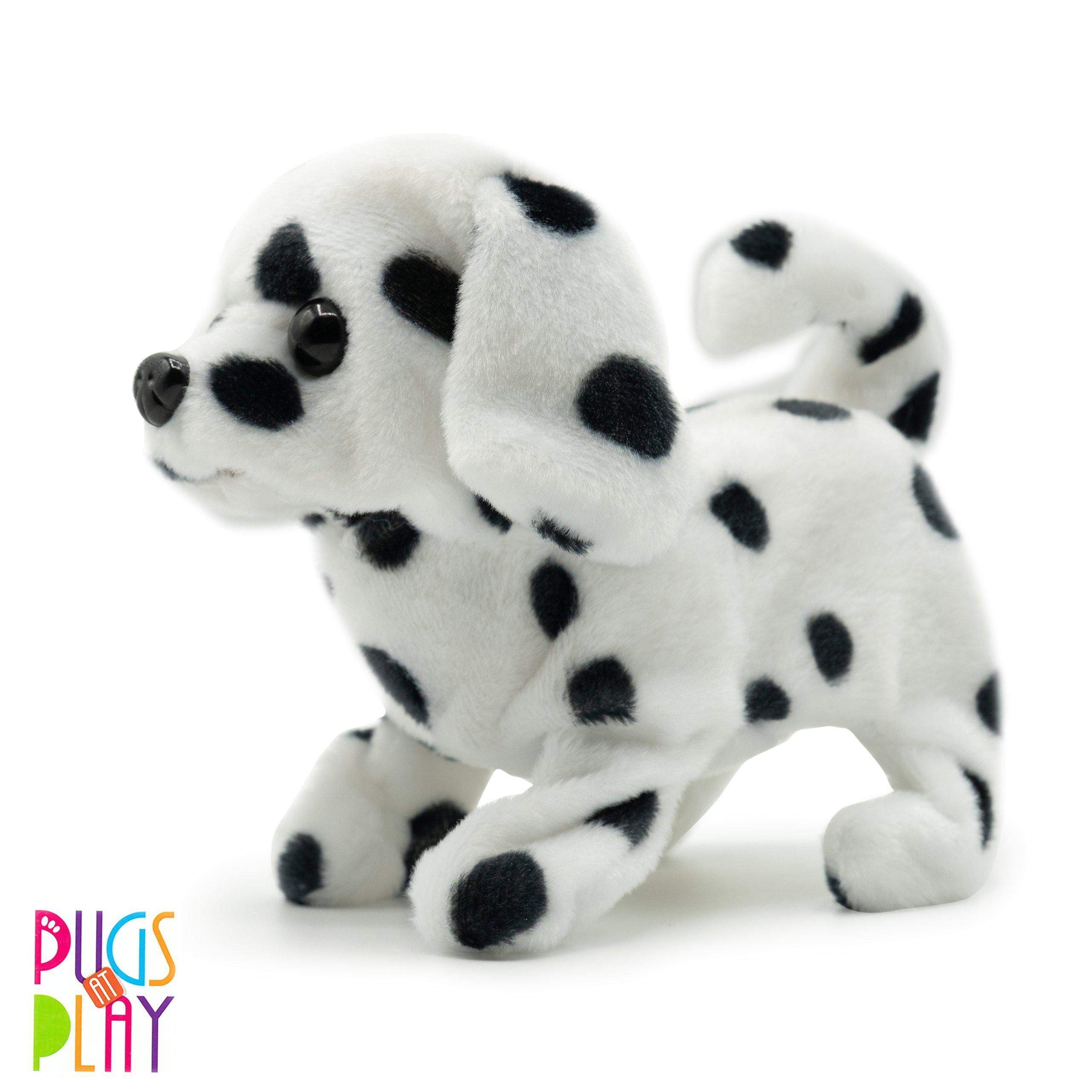 Multi - Pugs at Play - Spotty Interactive Walking Dog Plush Toy - 2