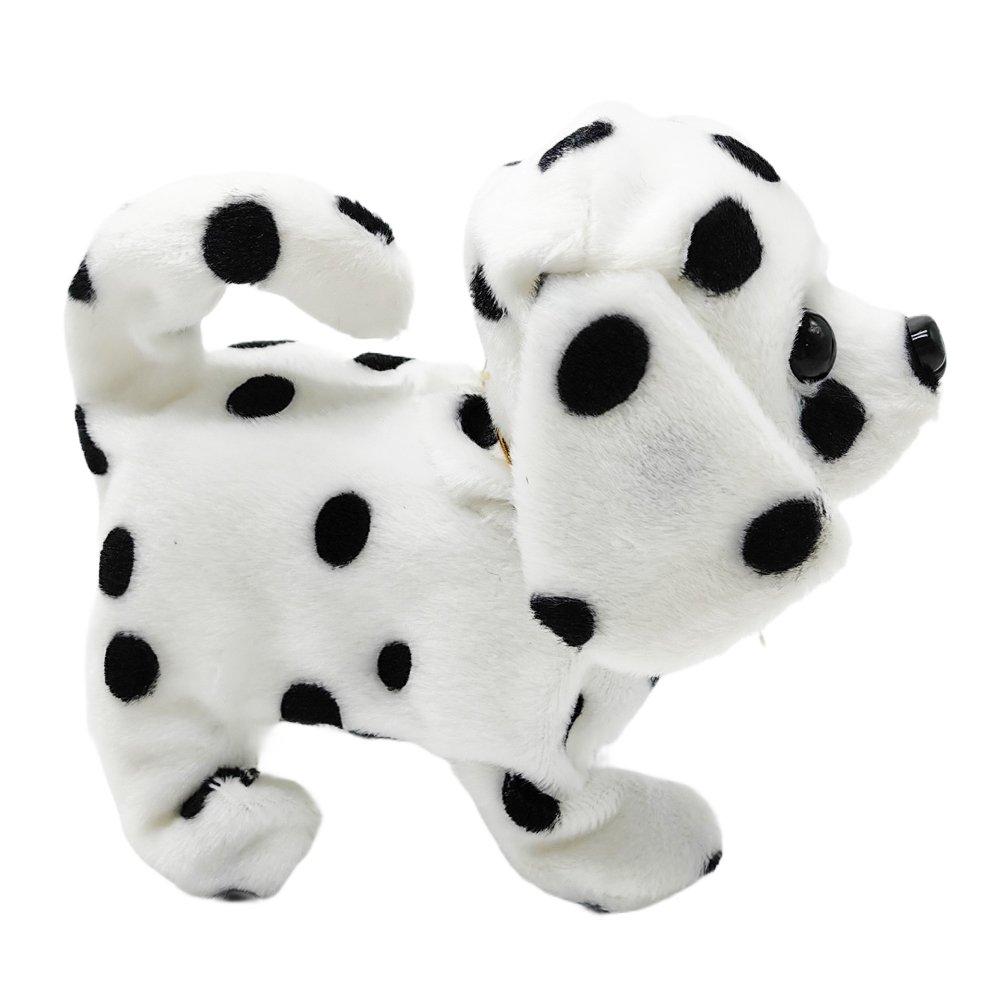Multi - Pugs at Play - Spotty Interactive Walking Dog Plush Toy - 11