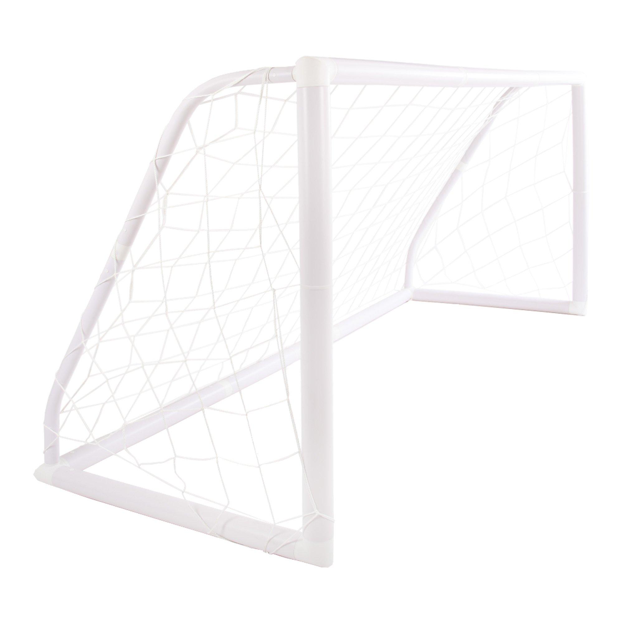 White - Planet Direct - M.Y Kids Football Goal 8ft x 4ft - 2