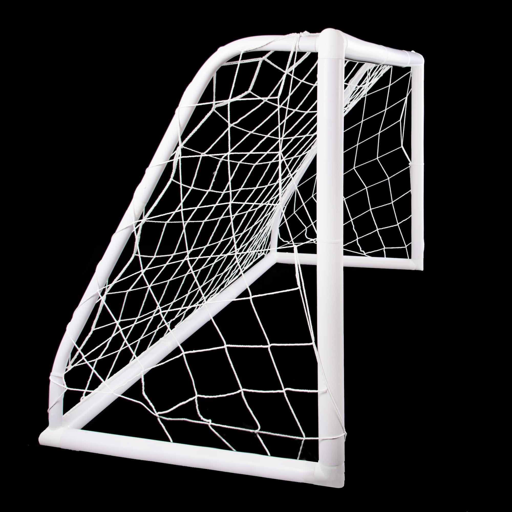 White - Planet Direct - M.Y Kids Football Goal 8ft x 4ft - 4