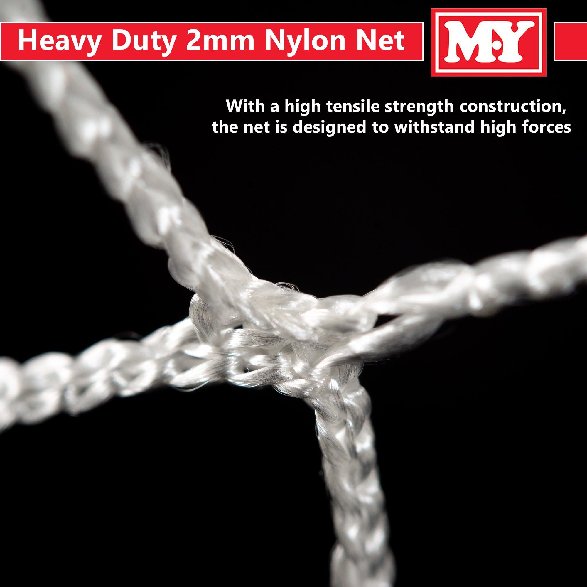 White - Planet Direct - M.Y Kids Football Goal 8ft x 4ft - 6