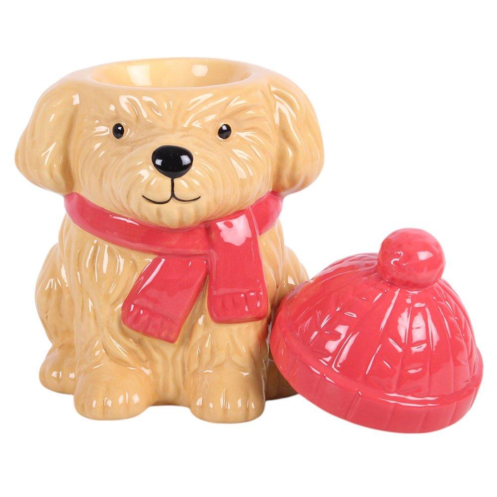White - Something Different - Winter Puppy Oil Burner - 2