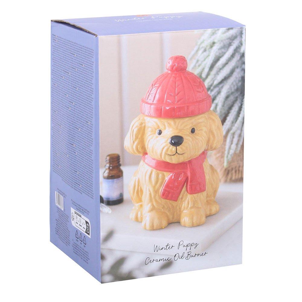 White - Something Different - Winter Puppy Oil Burner - 6