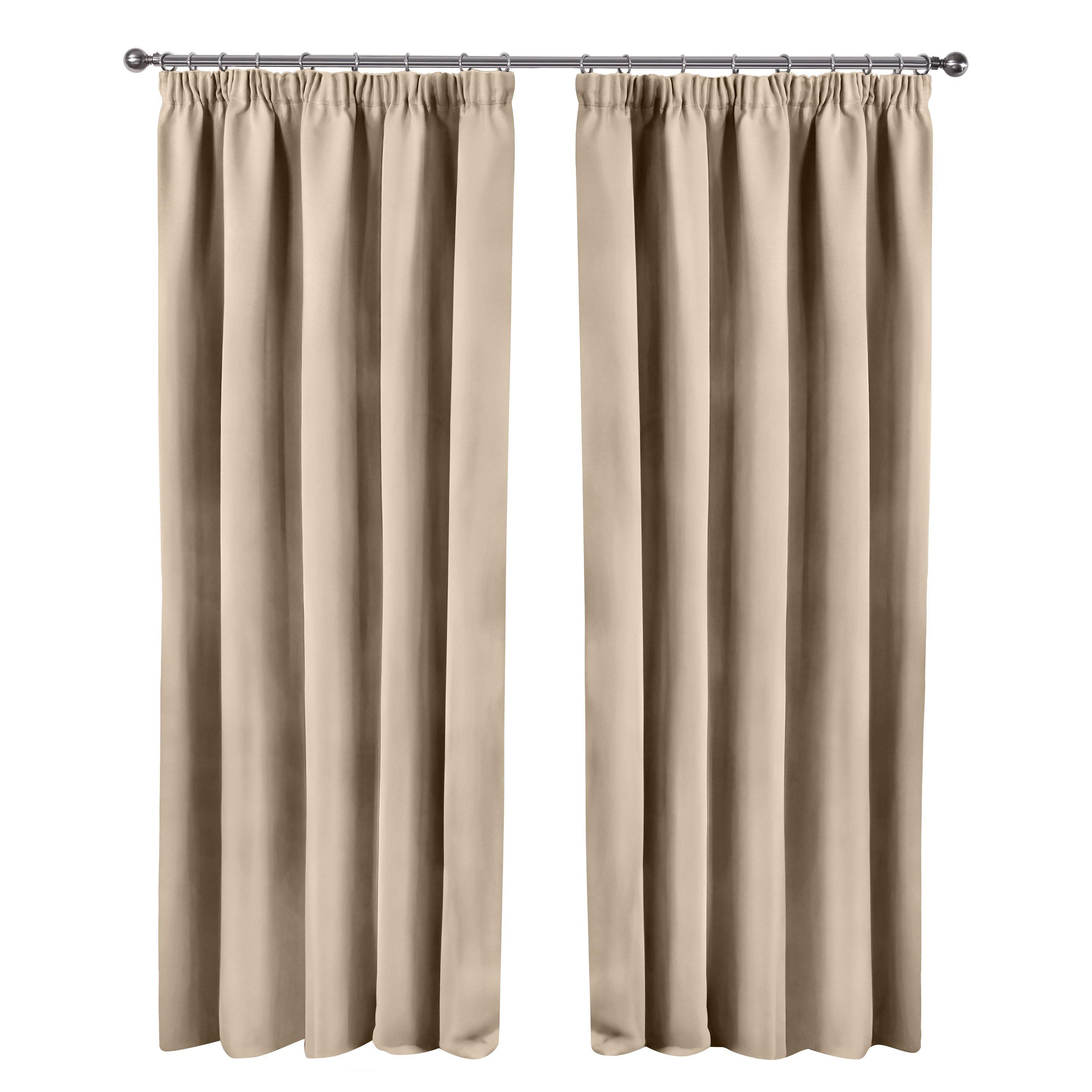 Blackout Curtains Thermal Pencil Pleat Cali