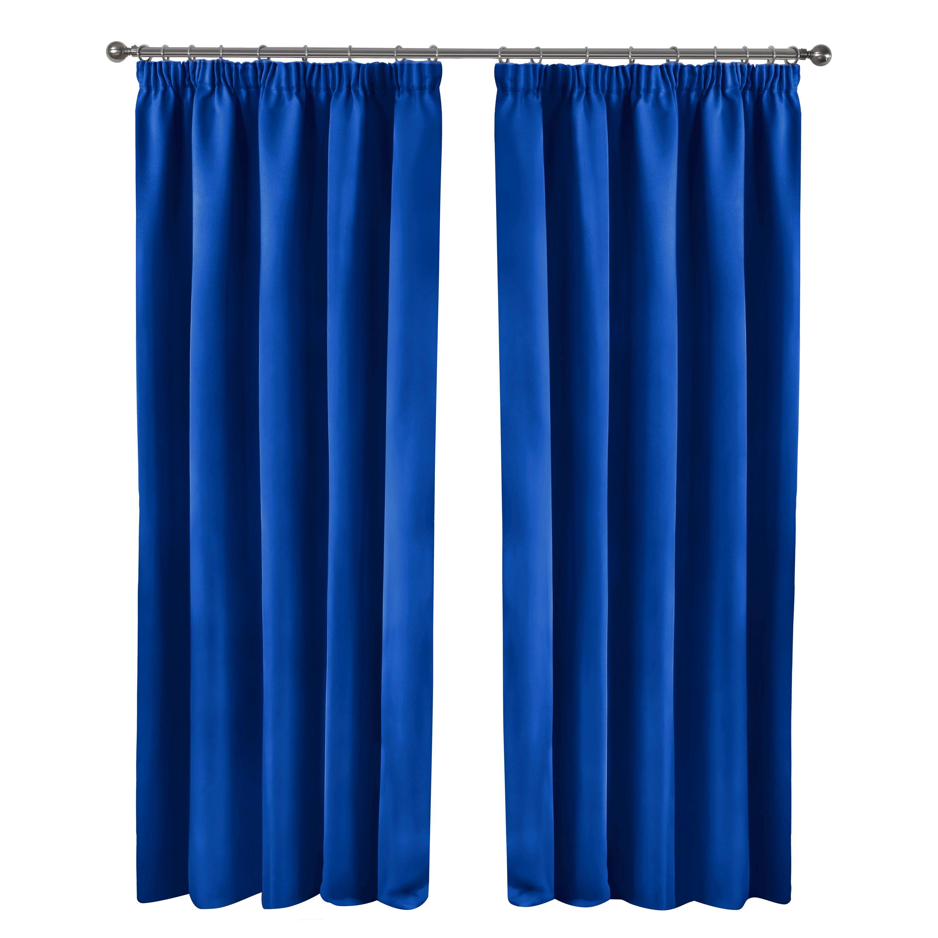 Blue - Emma Barclay - Blackout Curtains Thermal Pencil Pleat Cali - 1