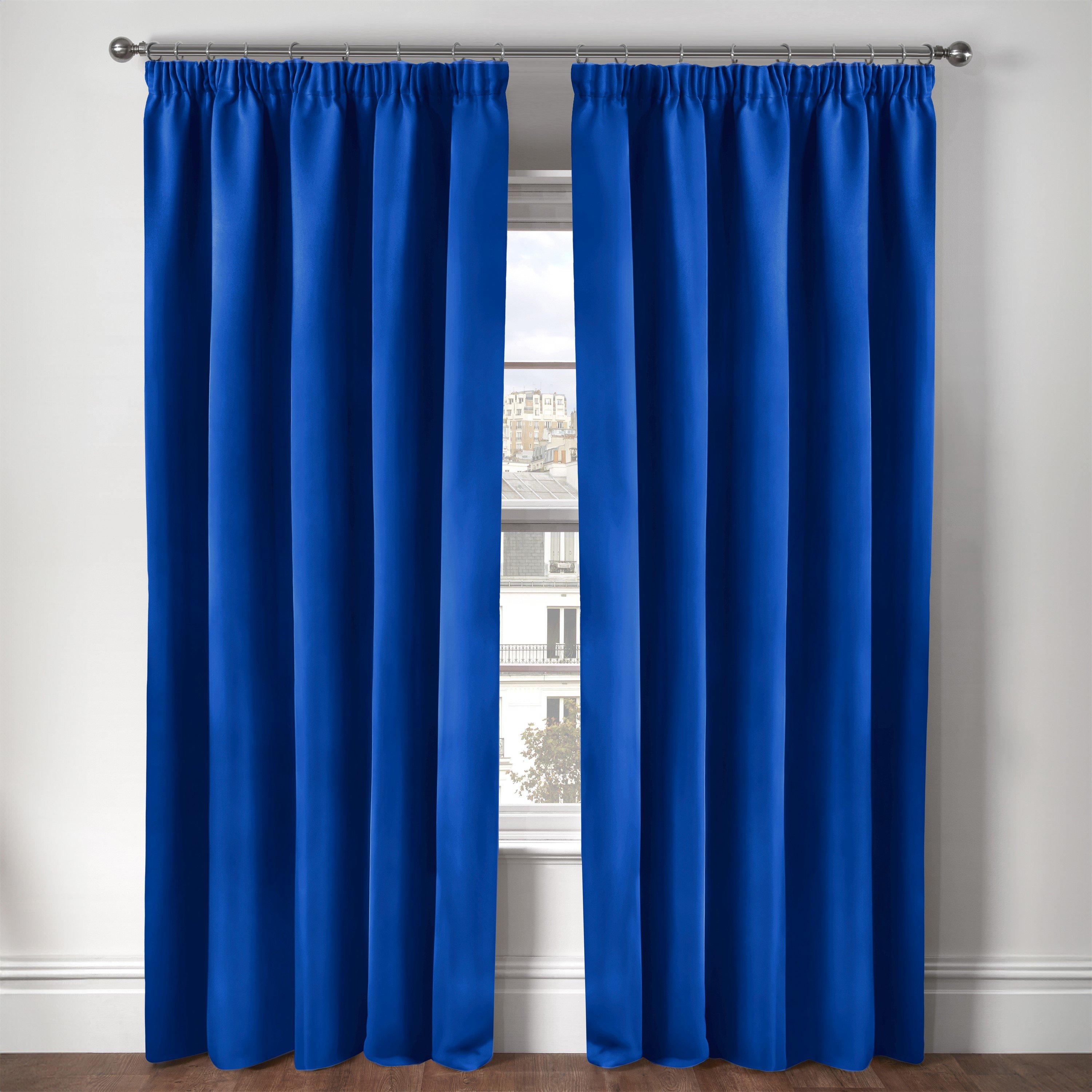 Blue - Emma Barclay - Blackout Curtains Thermal Pencil Pleat Cali - 2