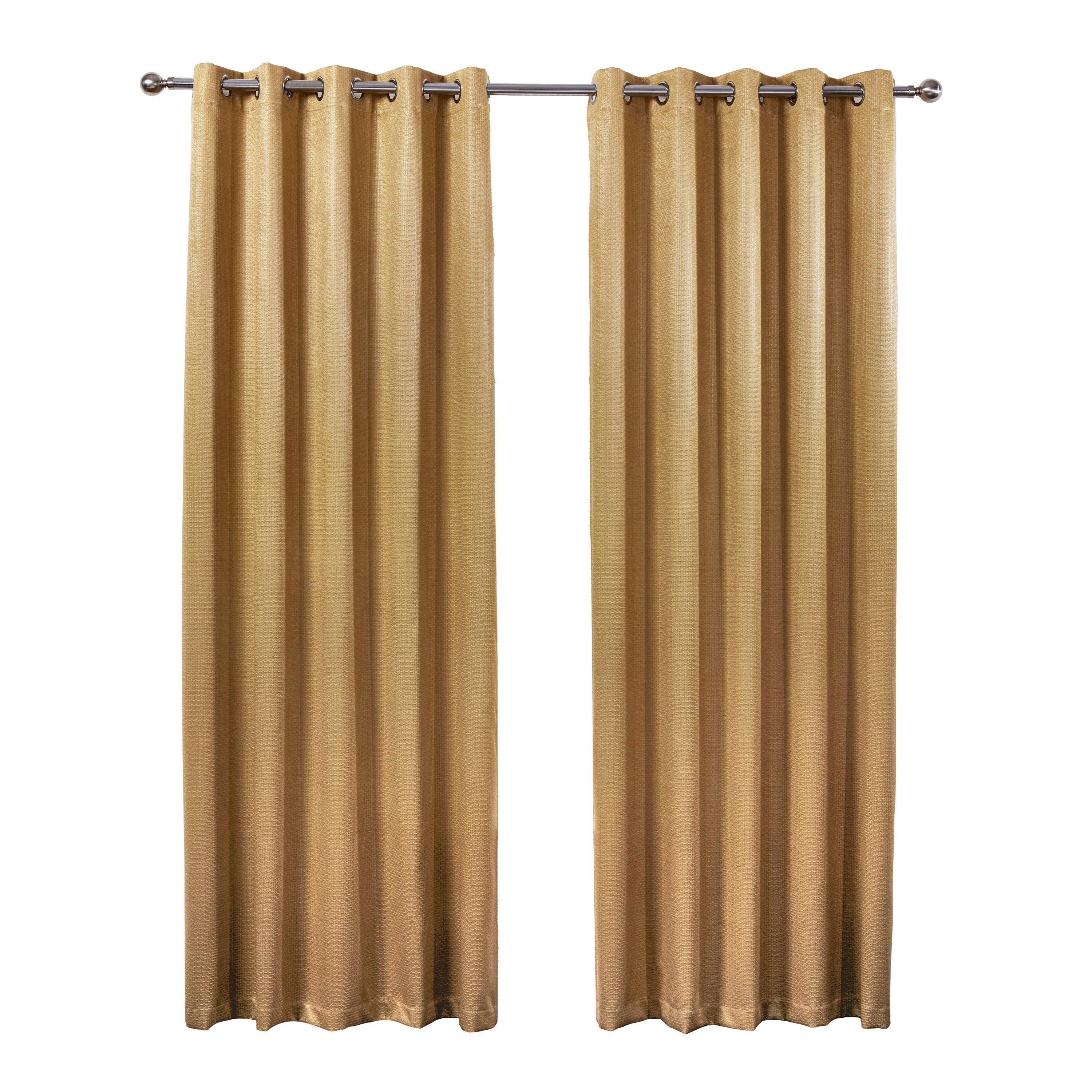 Ochre Yellow - Emma Barclay - Thermal Blackout Curtains Eyelet Ambiance - 1