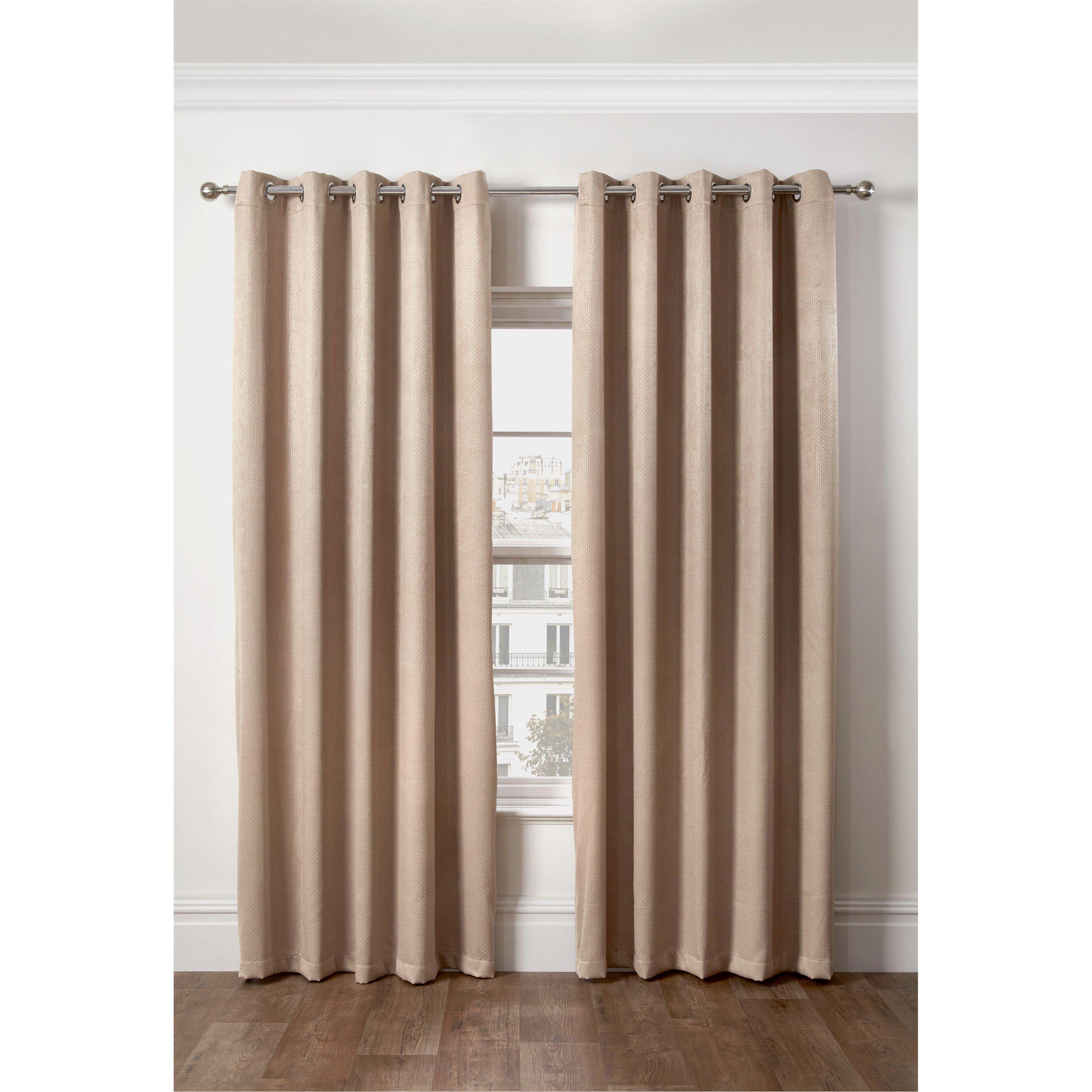 Taupe Cream - Emma Barclay - Thermal Blackout Curtains Eyelet Ambiance - 2