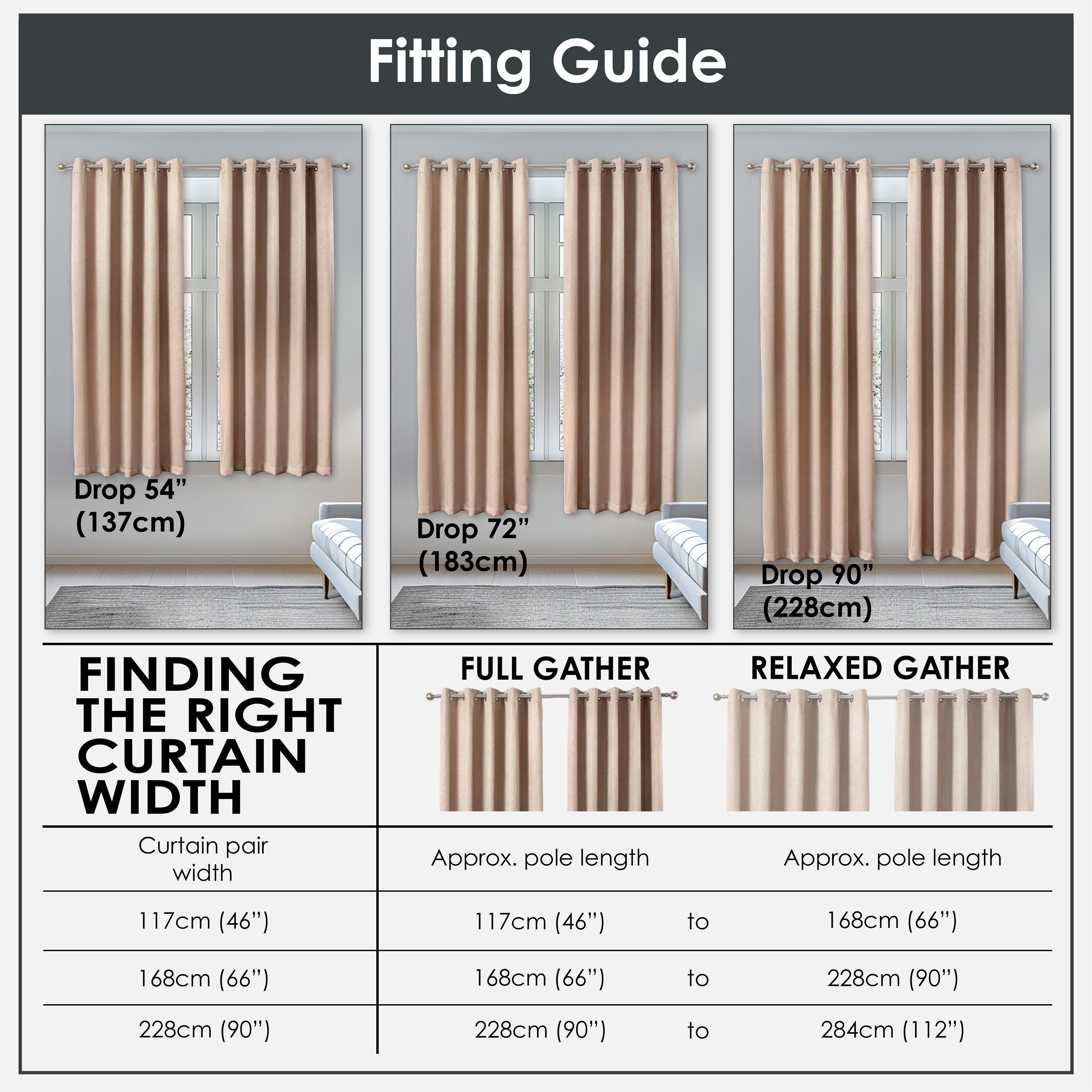 Taupe Cream - Emma Barclay - Thermal Blackout Curtains Eyelet Ambiance - 3