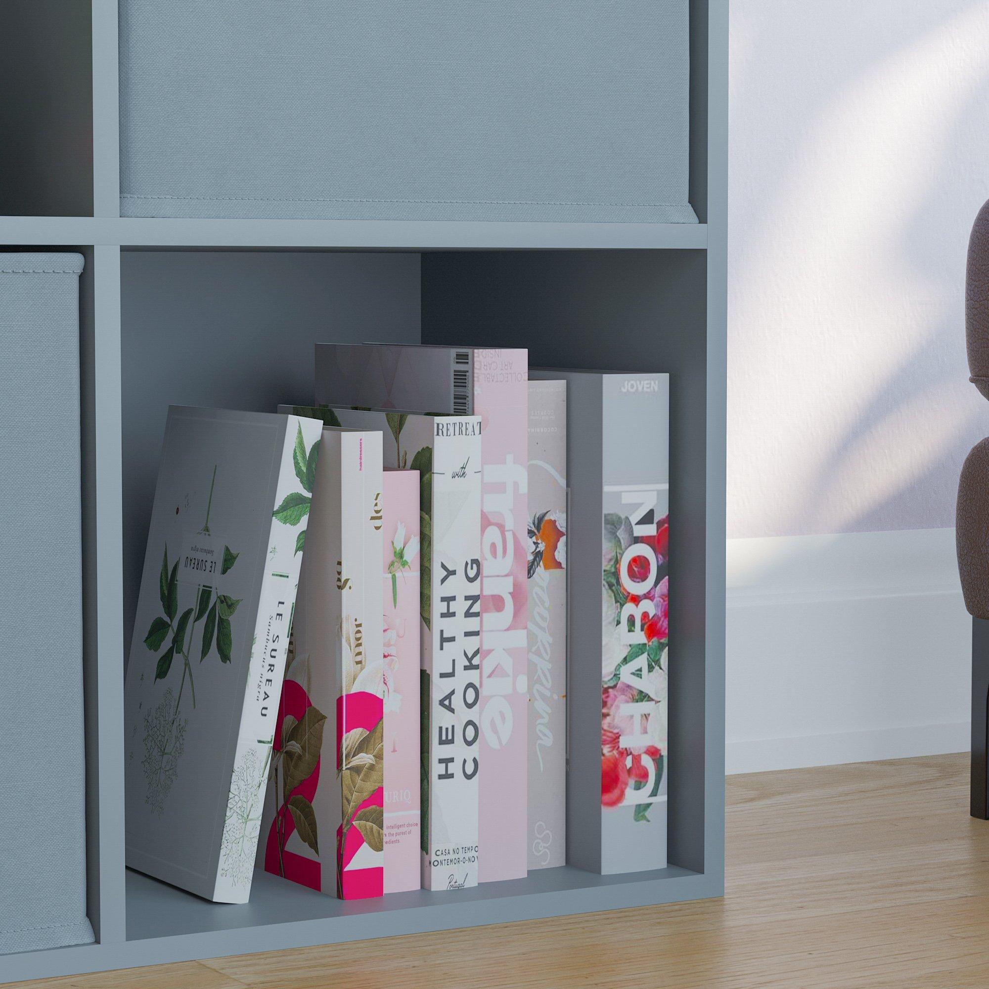 Grey - Lassic - 2x3 Cube Storage Unit (G) + Set of 3 Storage Cubes - 5